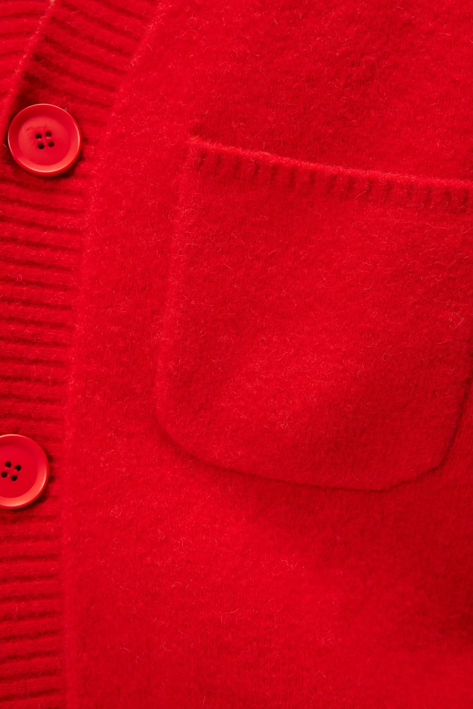 J.Lindeberg Clarke Knitted Cardigan Fiery Red*MÄN Stickat