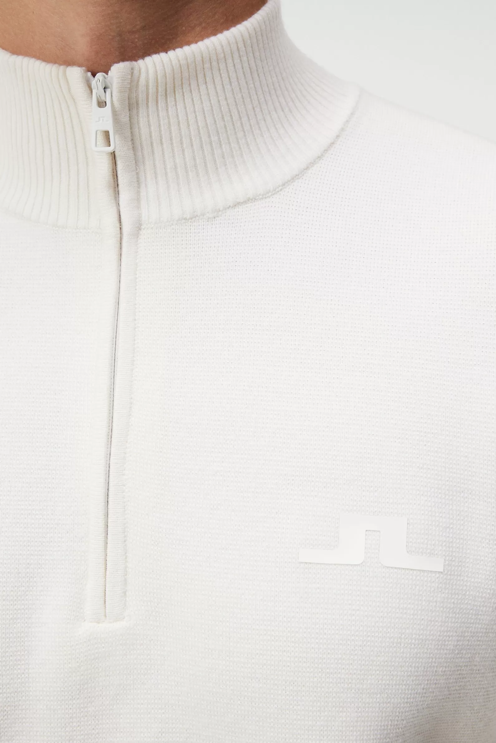 J.Lindeberg Clide Knitted Sweater White*MÄN Stickat