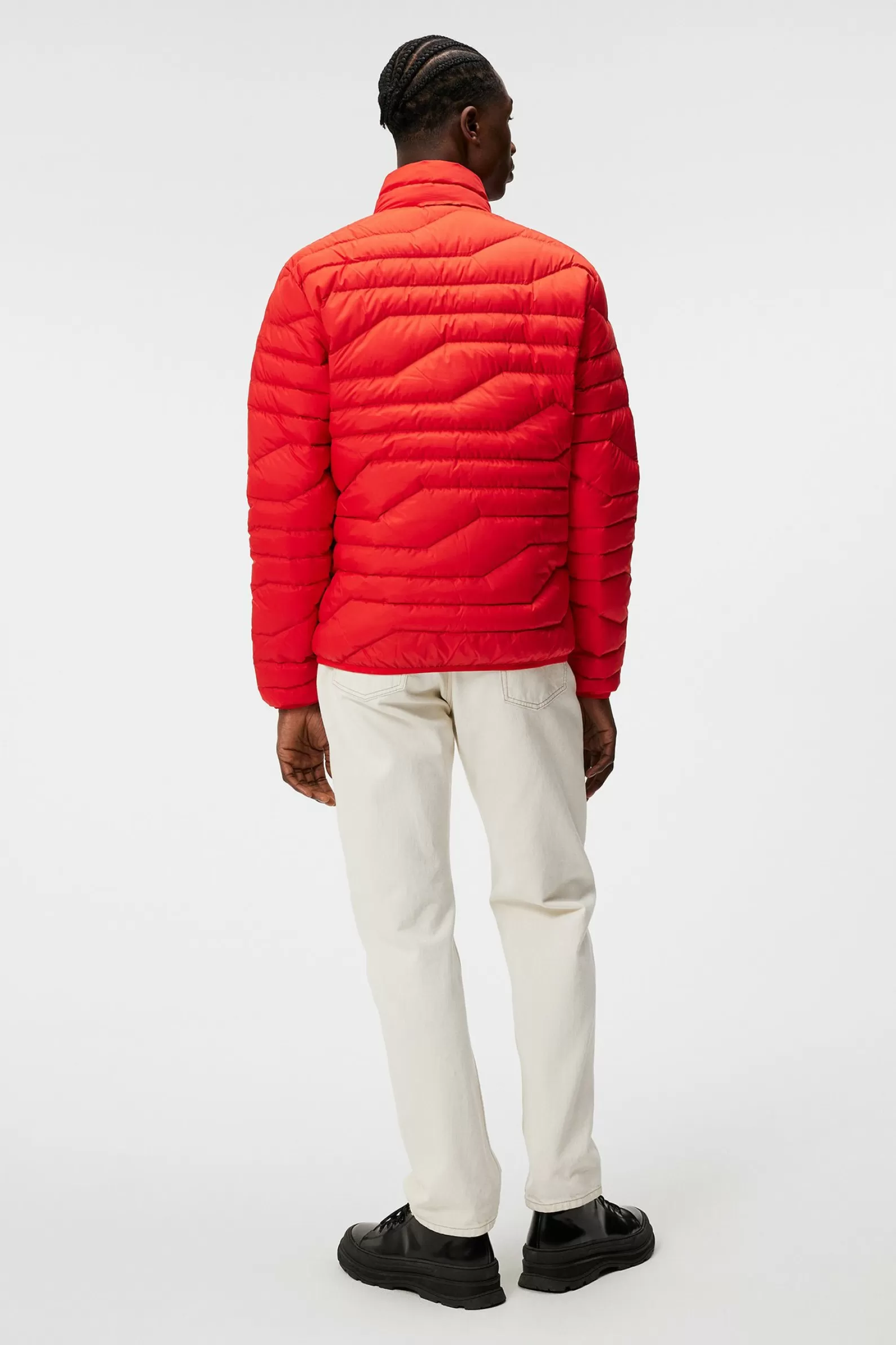 J.Lindeberg Cliff Light Down Jacket Fiery Red*MÄN Jackor