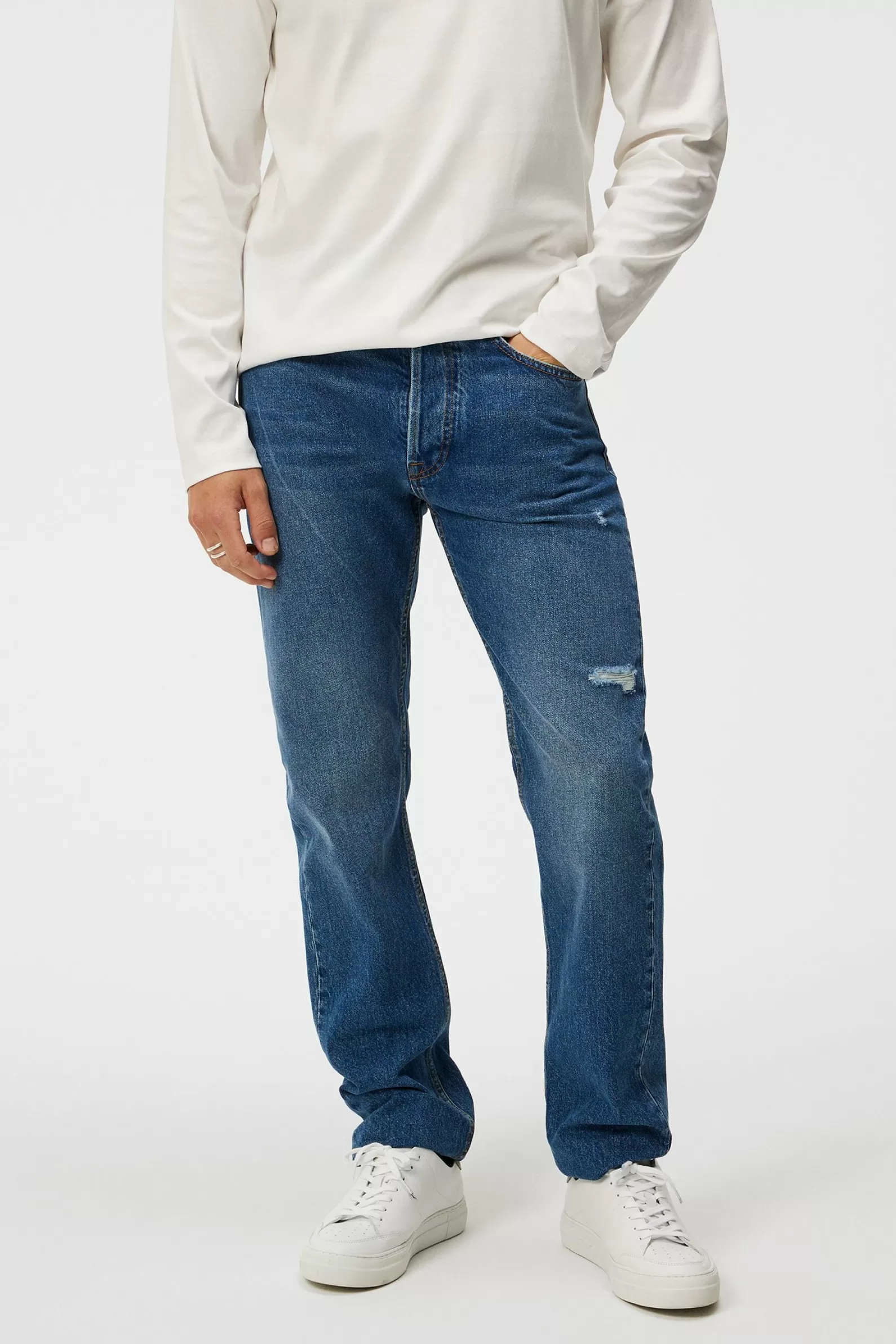 J.Lindeberg Cody Claw Regular Jeans Mid Blue*MÄN Jeans | Byxor