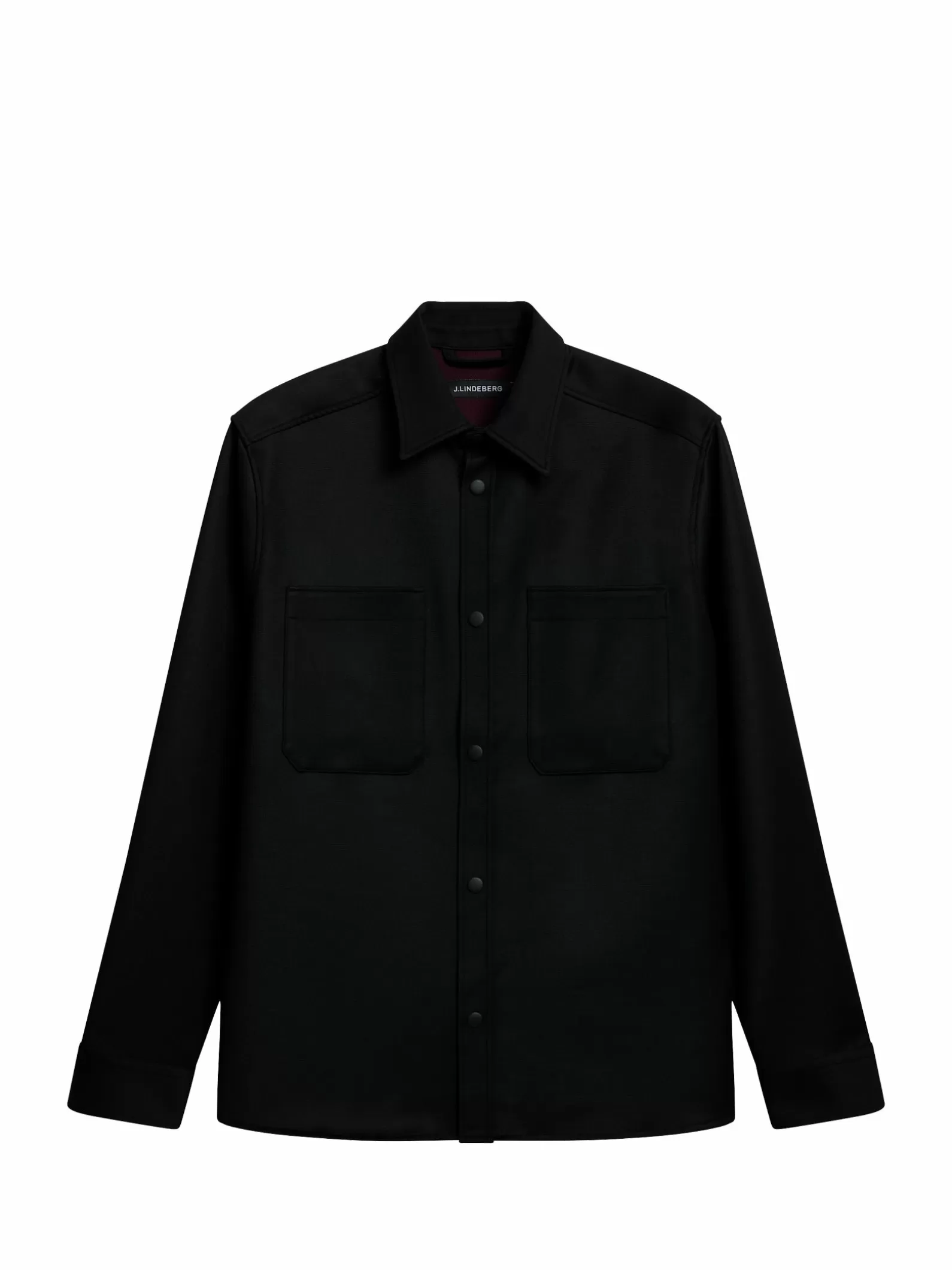 J.Lindeberg Coen Double Face Overshirt Black*MÄN Jackor | Övertröjor