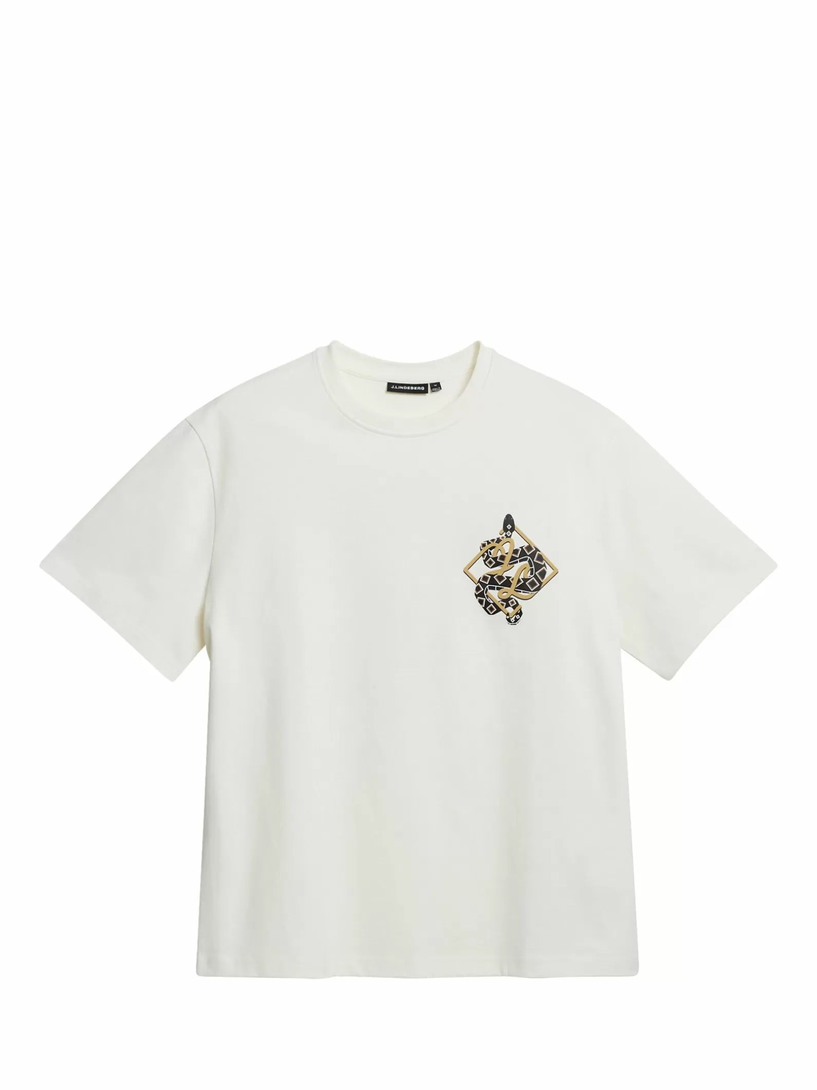 J.Lindeberg Collin Seasonal Logo T-Shirt Cloud White*MÄN T-shirts