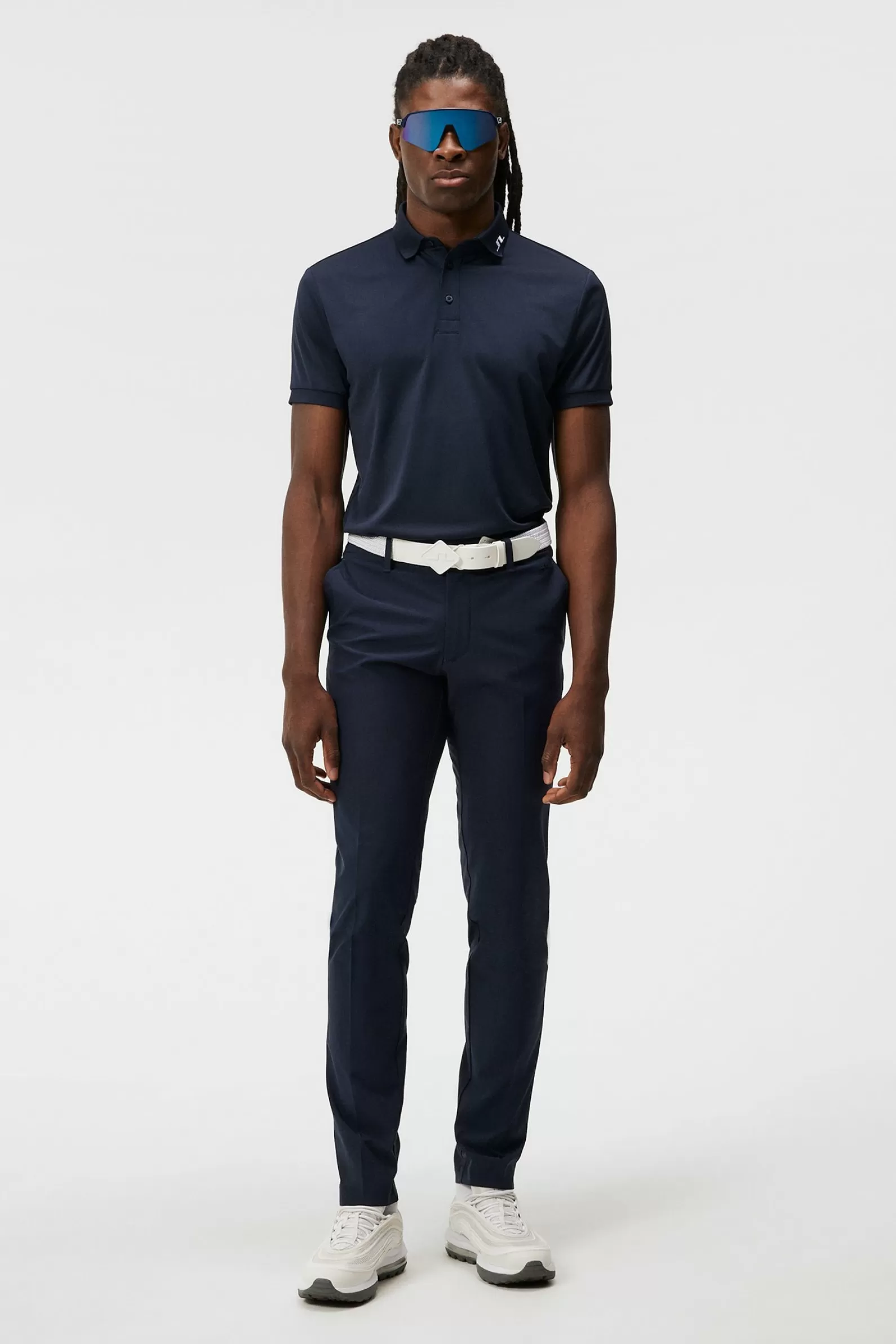 J.Lindeberg Cornell Reg Fit Polo Jl Navy*MÄN Polotröjor