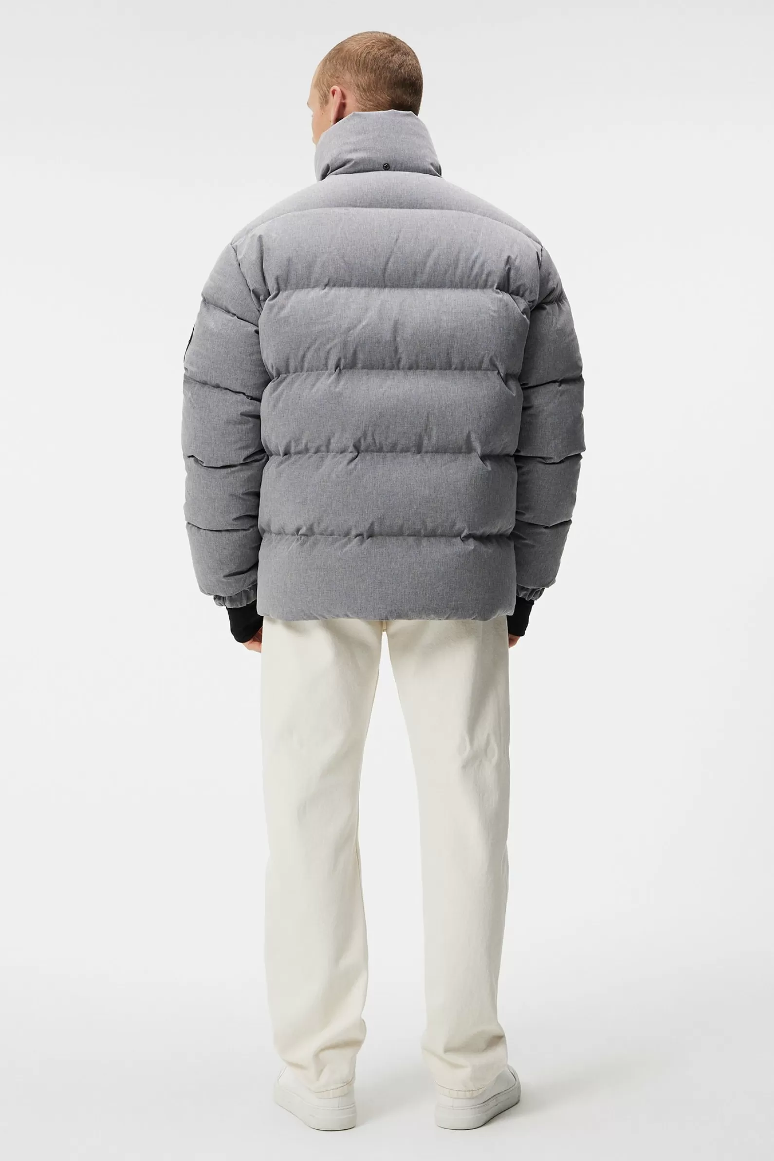 J.Lindeberg Creek Down Jacket Melange Medium Grey Melange*MÄN Jackor