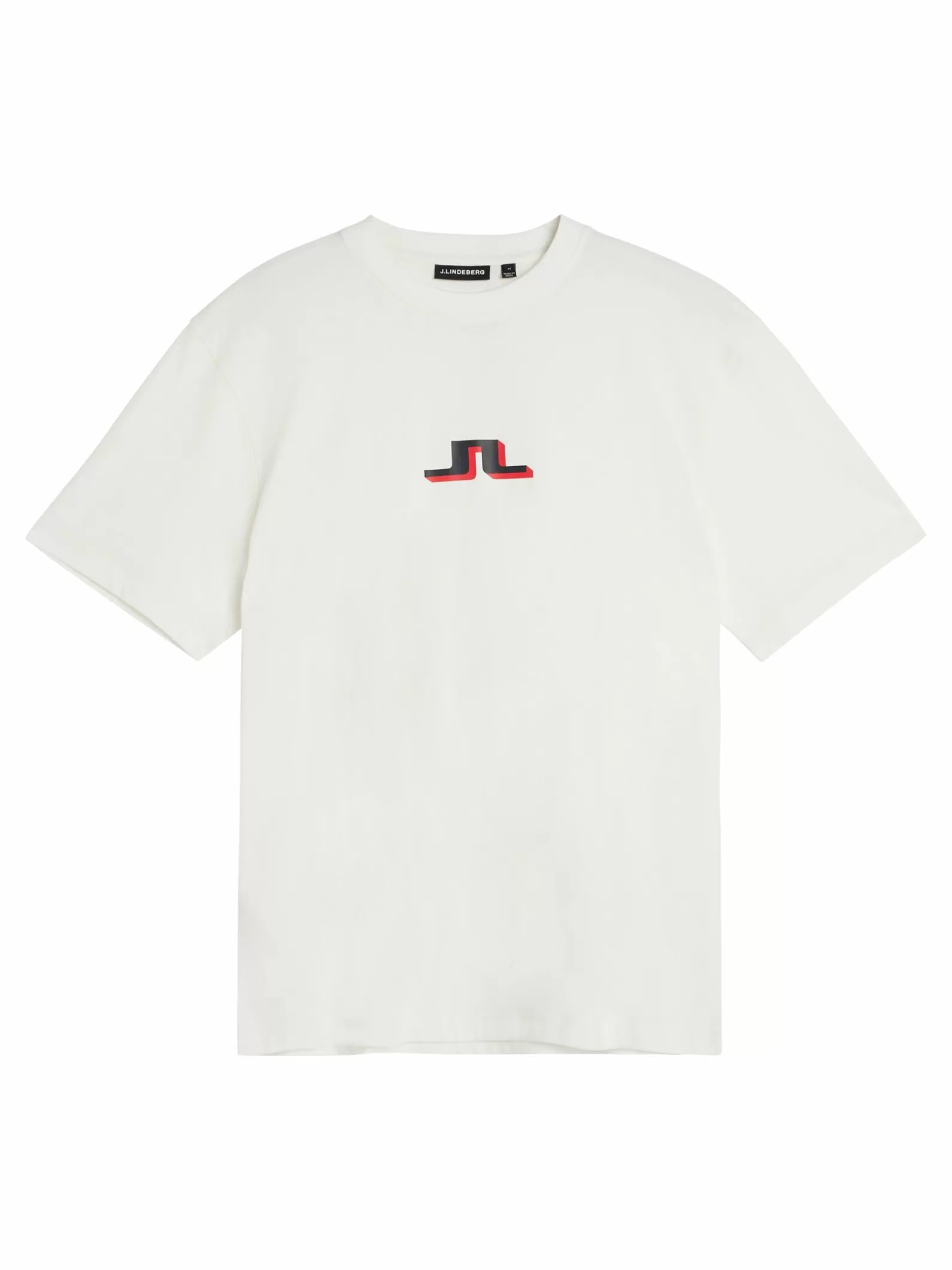 J.Lindeberg Darcy Logo Tee Cloud White*MÄN T-shirts