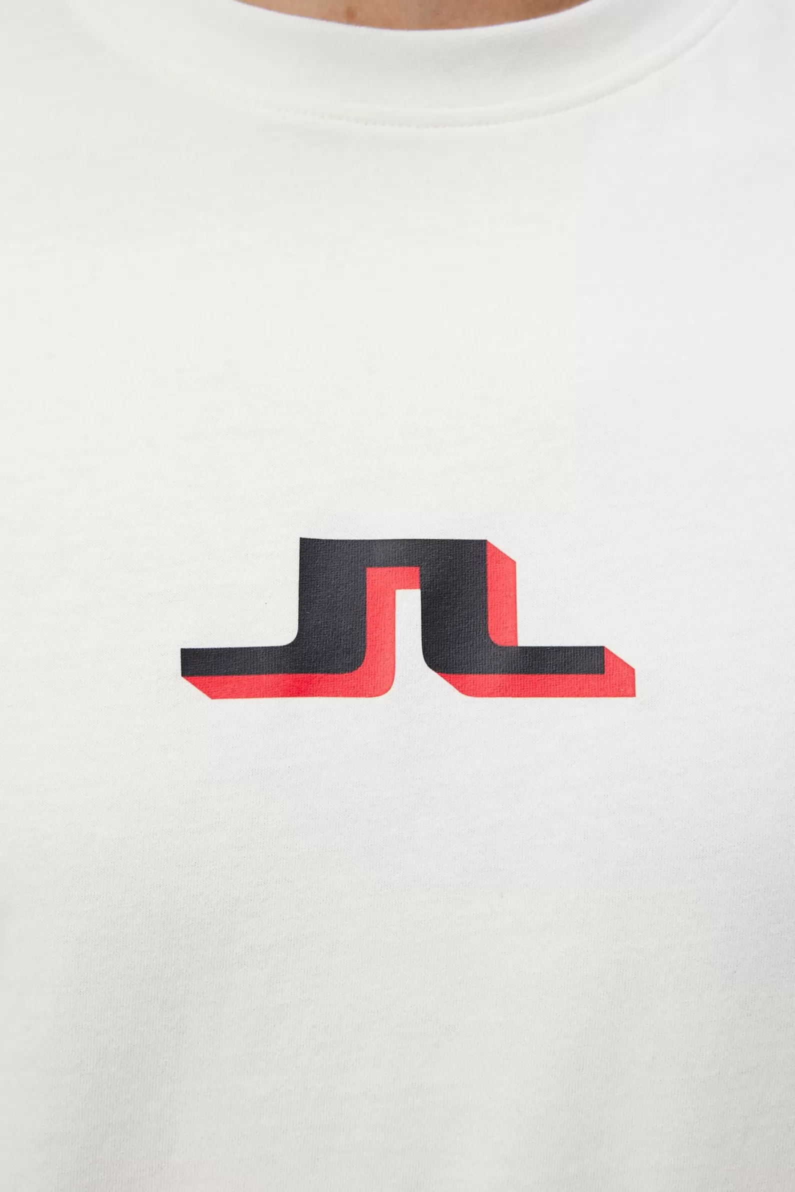 J.Lindeberg Darcy Logo Tee Cloud White*MÄN T-shirts