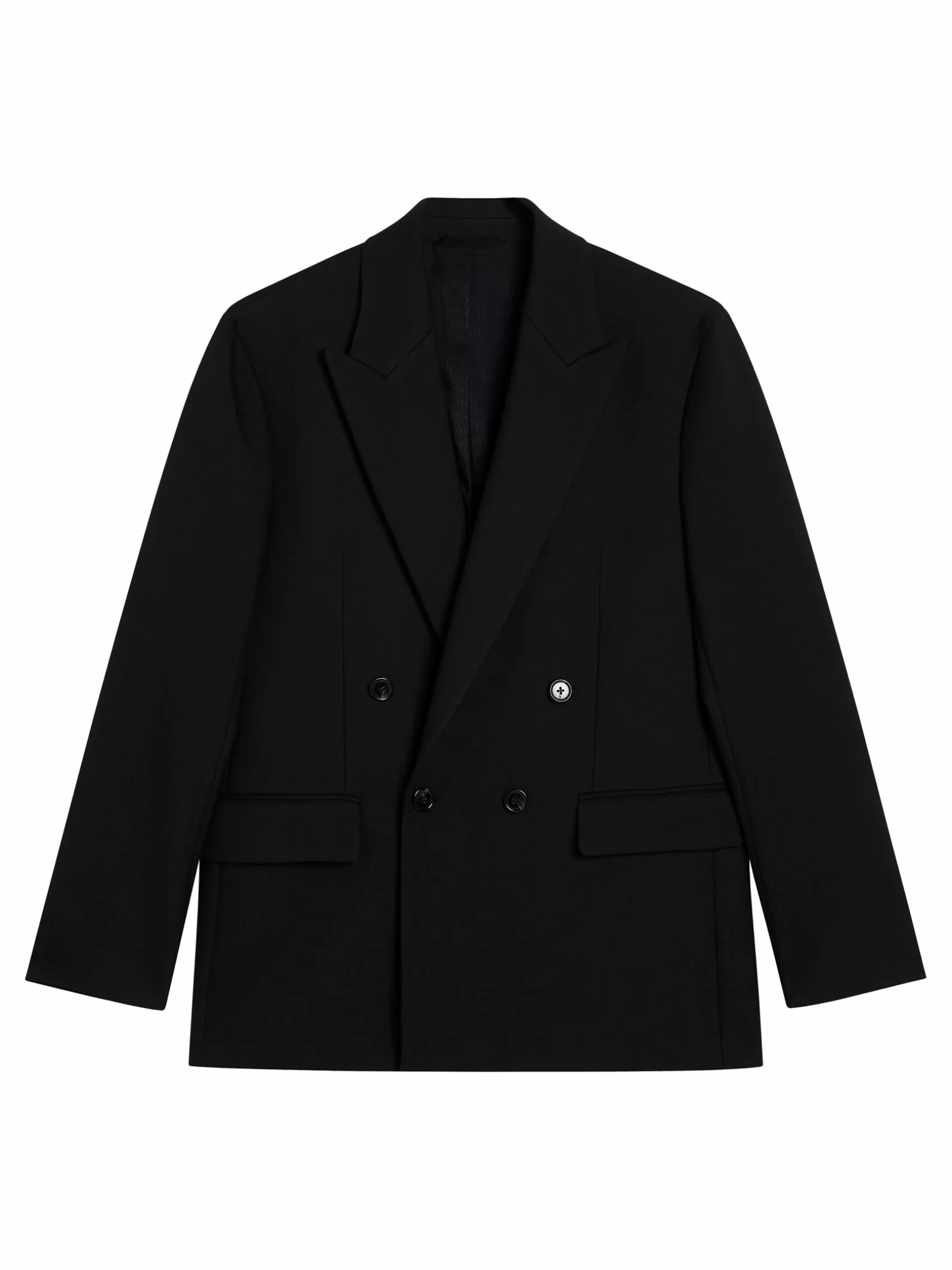 J.Lindeberg David U Double Weave Blazer Black*MÄN Blazers | Jackor