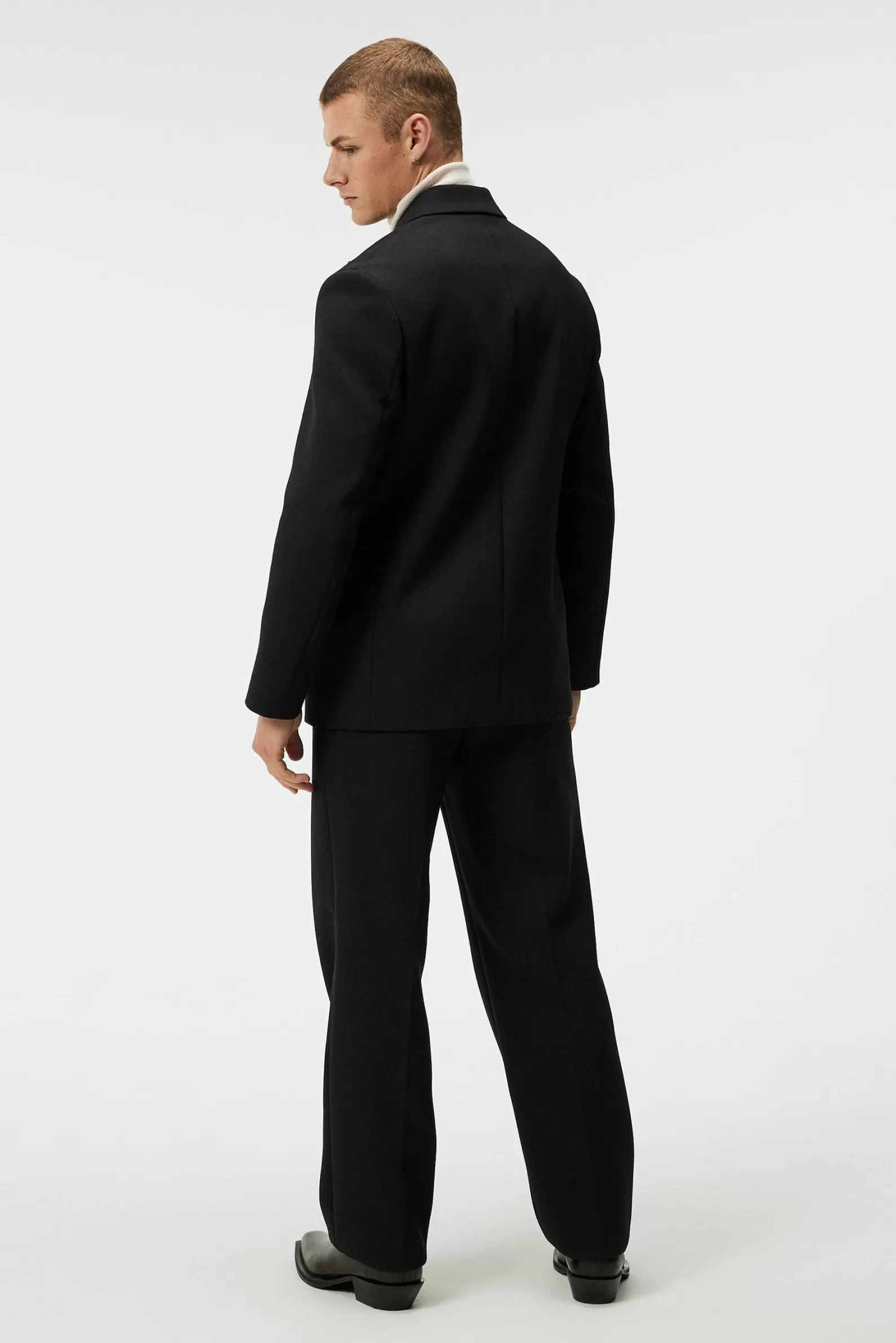 J.Lindeberg David U Double Weave Blazer Black*MÄN Blazers | Jackor