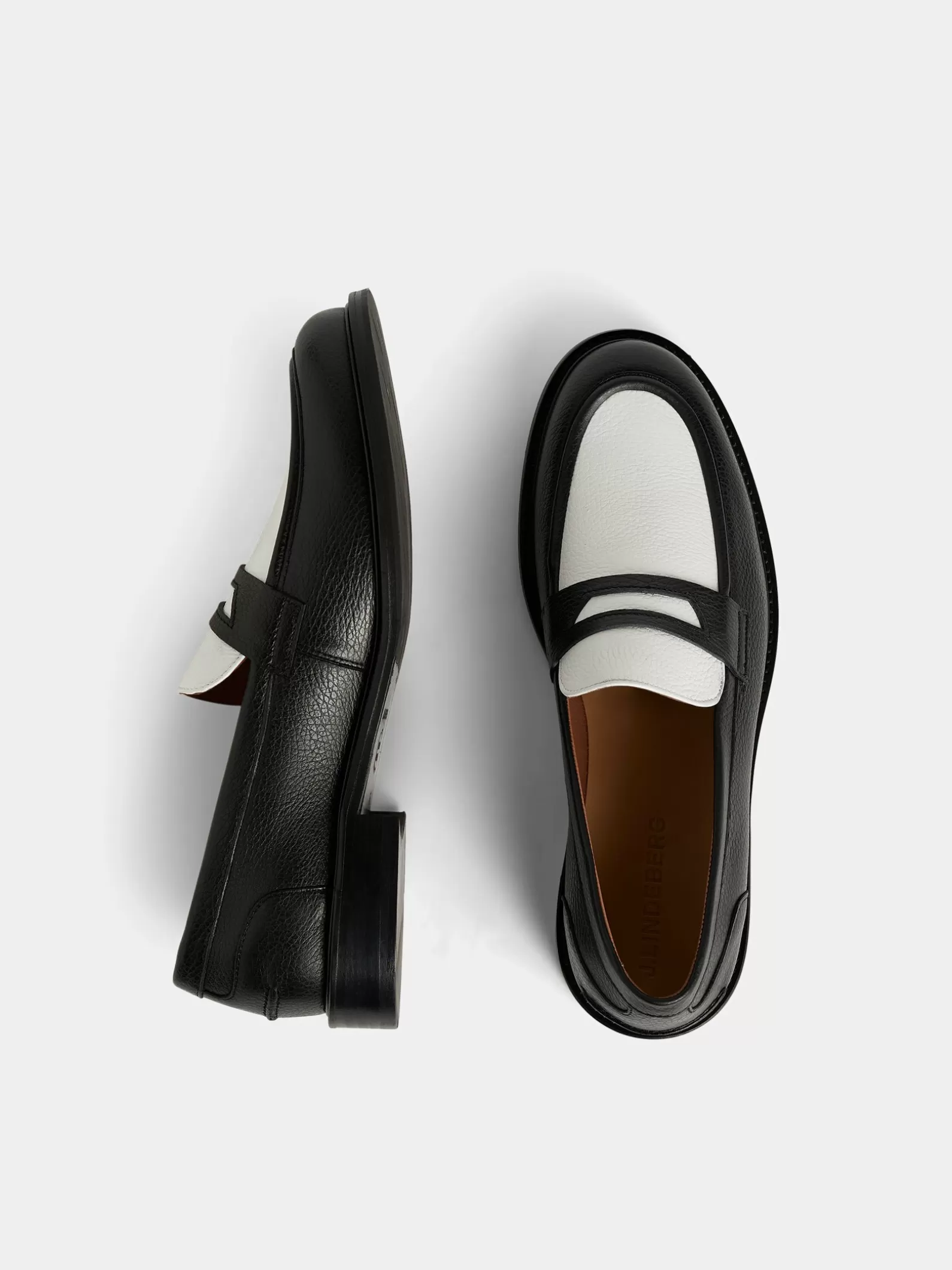 J.Lindeberg Dean Leather Loafer Black*MÄN Skor