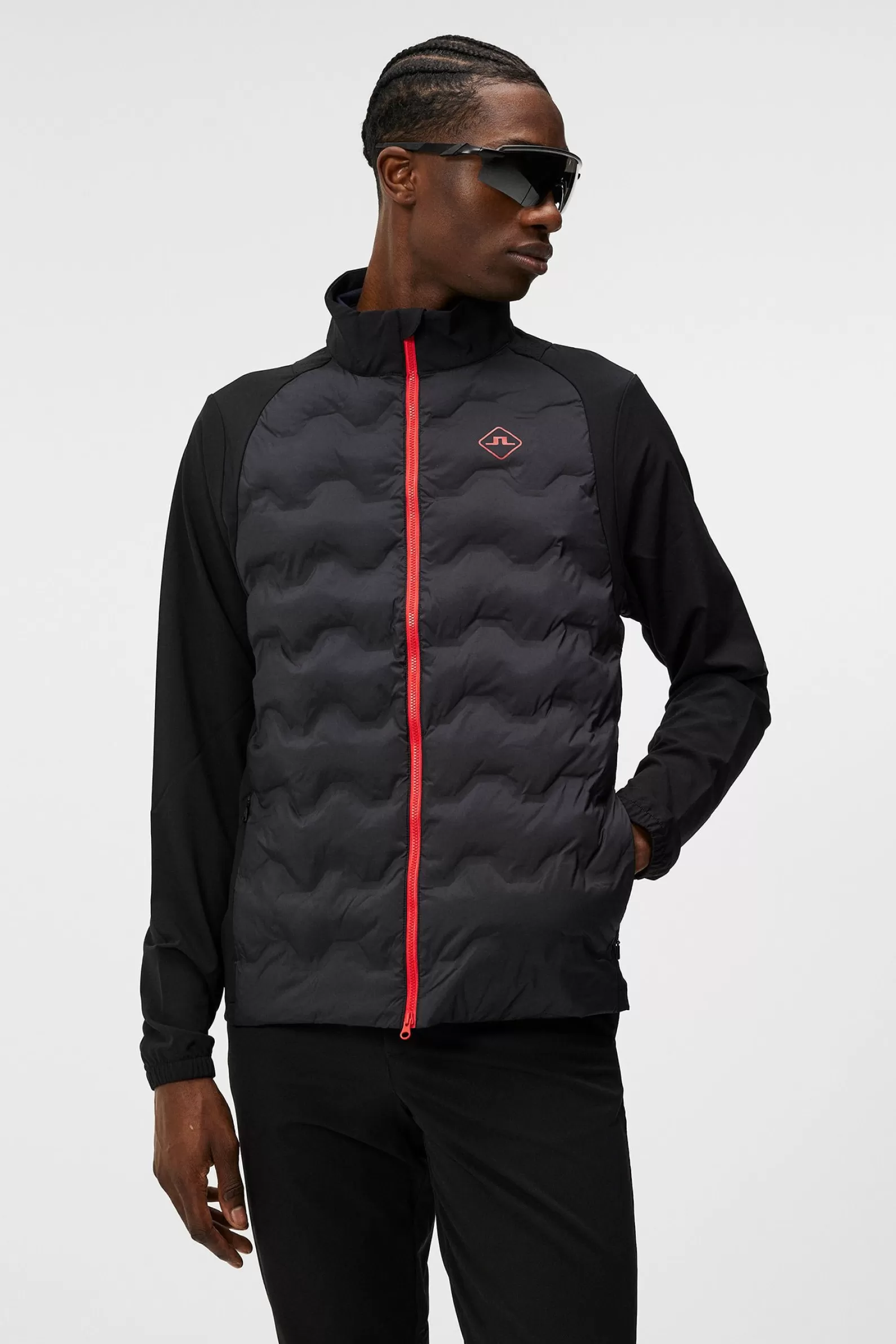 J.Lindeberg Dexter Hybrid Jacket Black*MÄN Jackor