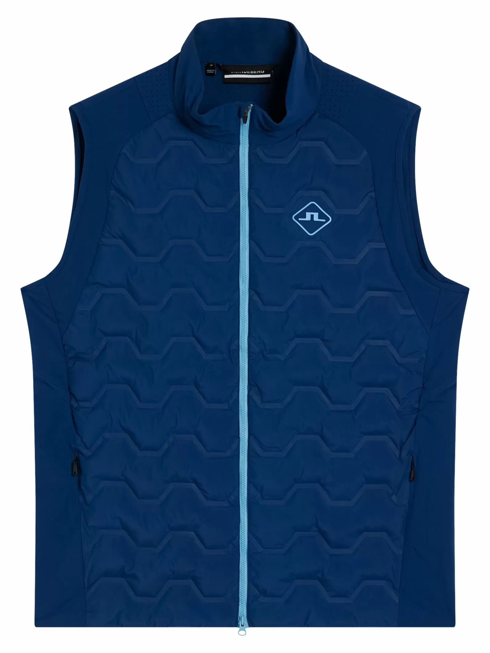 J.Lindeberg Dexter Hybrid Vest Estate Blue*MÄN Jackor | Gilets