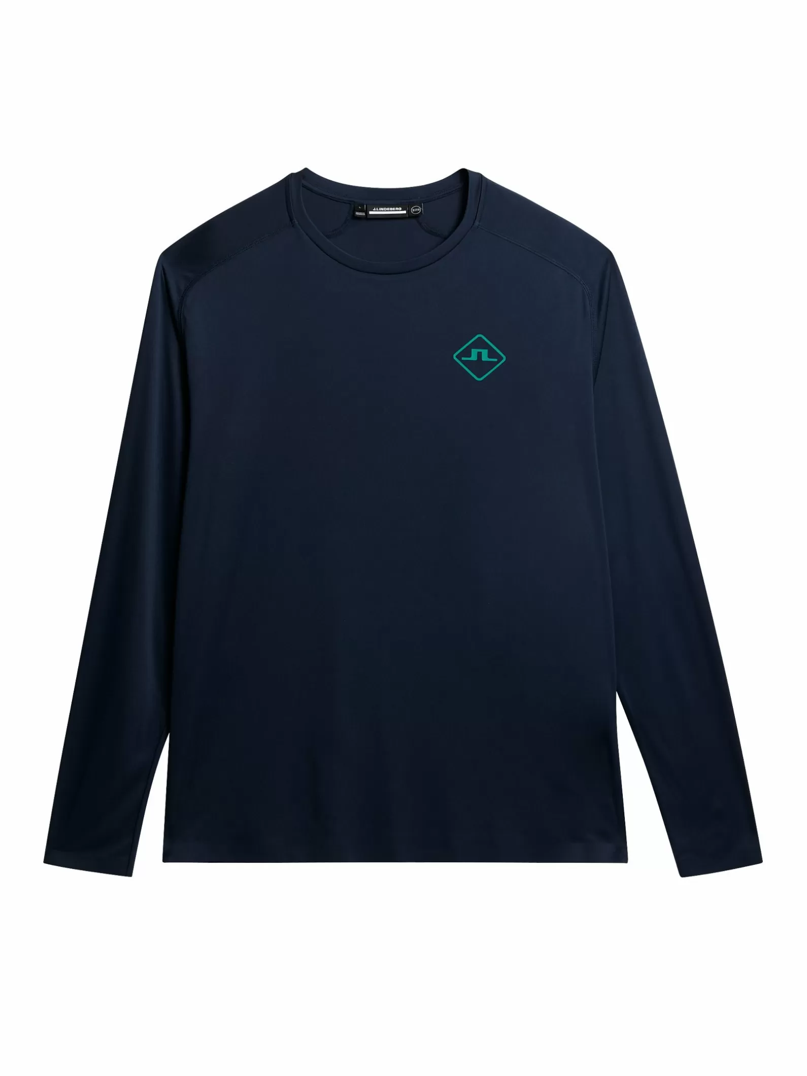 J.Lindeberg Diamond Long Sleeve Tee Jl Navy*MÄN Bas- och mellanlager