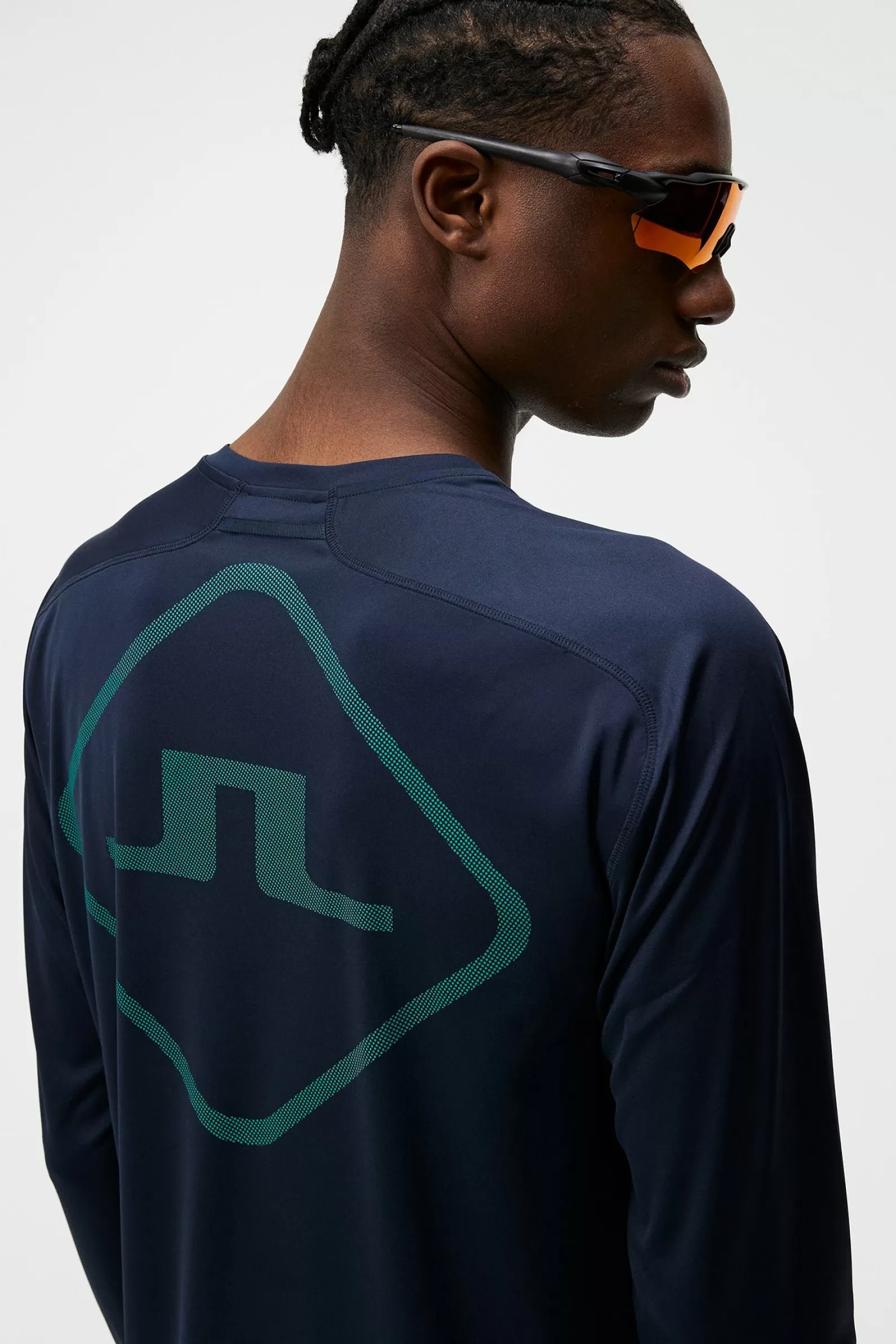 J.Lindeberg Diamond Long Sleeve Tee Surf The Web*MÄN Bas- och mellanlager