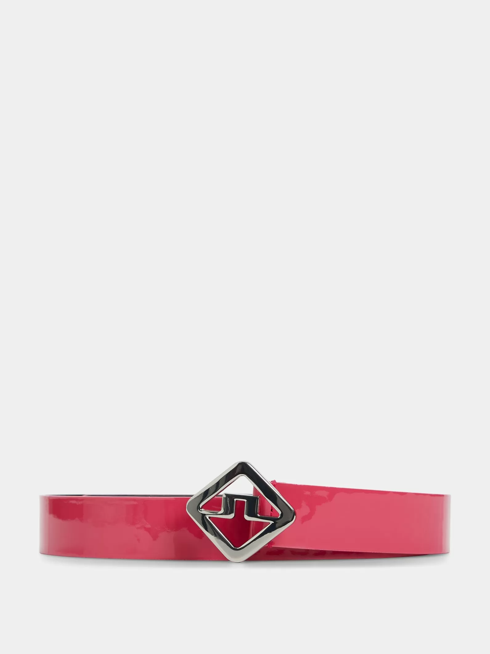 J.Lindeberg Diana High Shine Leather Belt Rose Red*KVINNOR Bälten