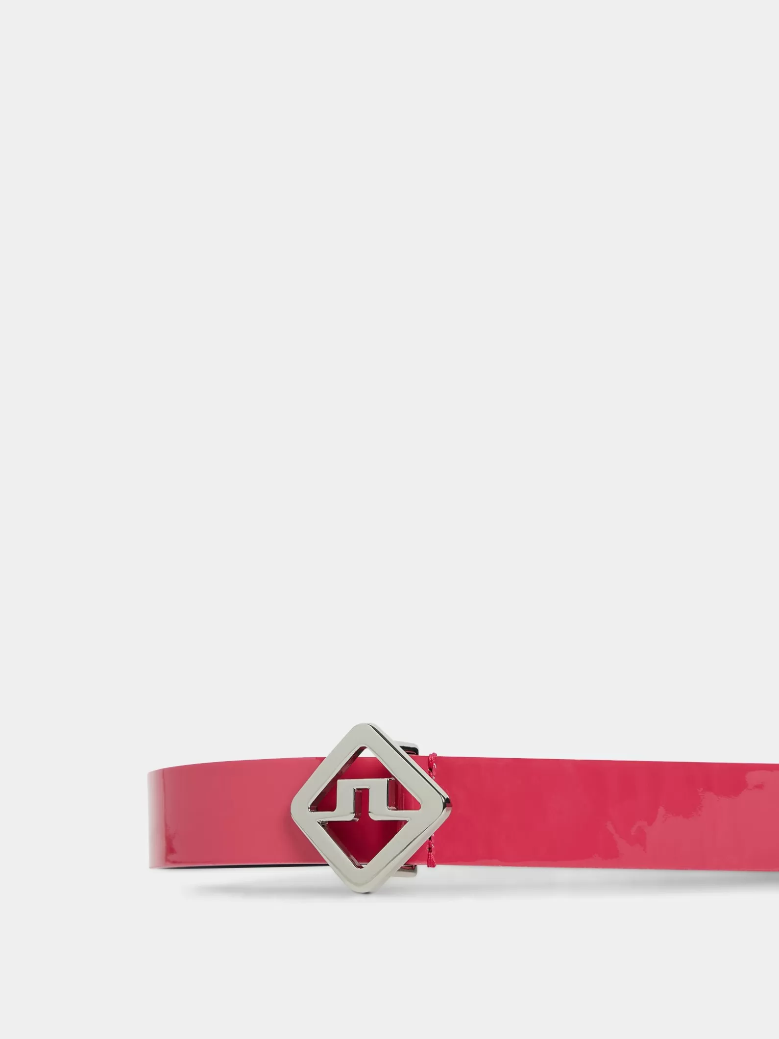 J.Lindeberg Diana High Shine Leather Belt Rose Red*KVINNOR Bälten