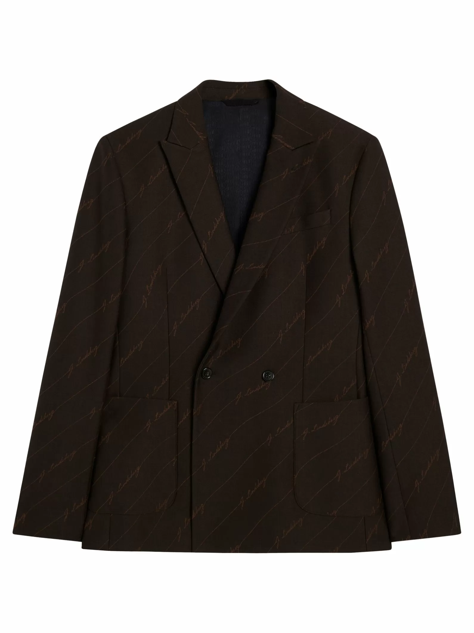 J.Lindeberg Dries S Brown Stripe Blazer Delicioso*MÄN Blazers