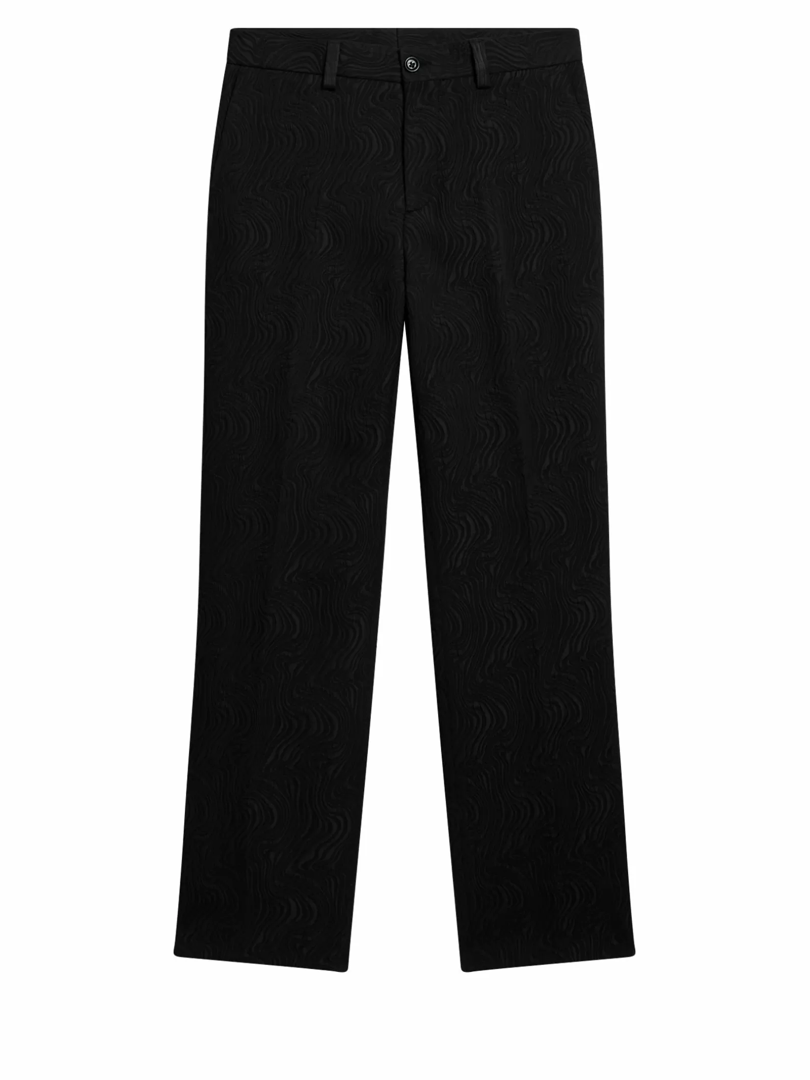 J.Lindeberg Dropper Jacquard Swirl Pants Black*MÄN Byxor | Skräddarsydda byxor