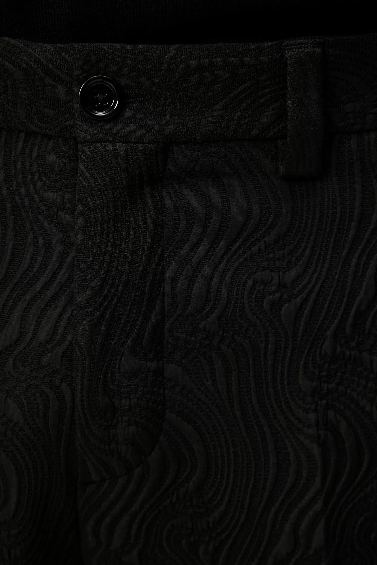 J.Lindeberg Dropper Jacquard Swirl Pants Black*MÄN Byxor | Skräddarsydda byxor