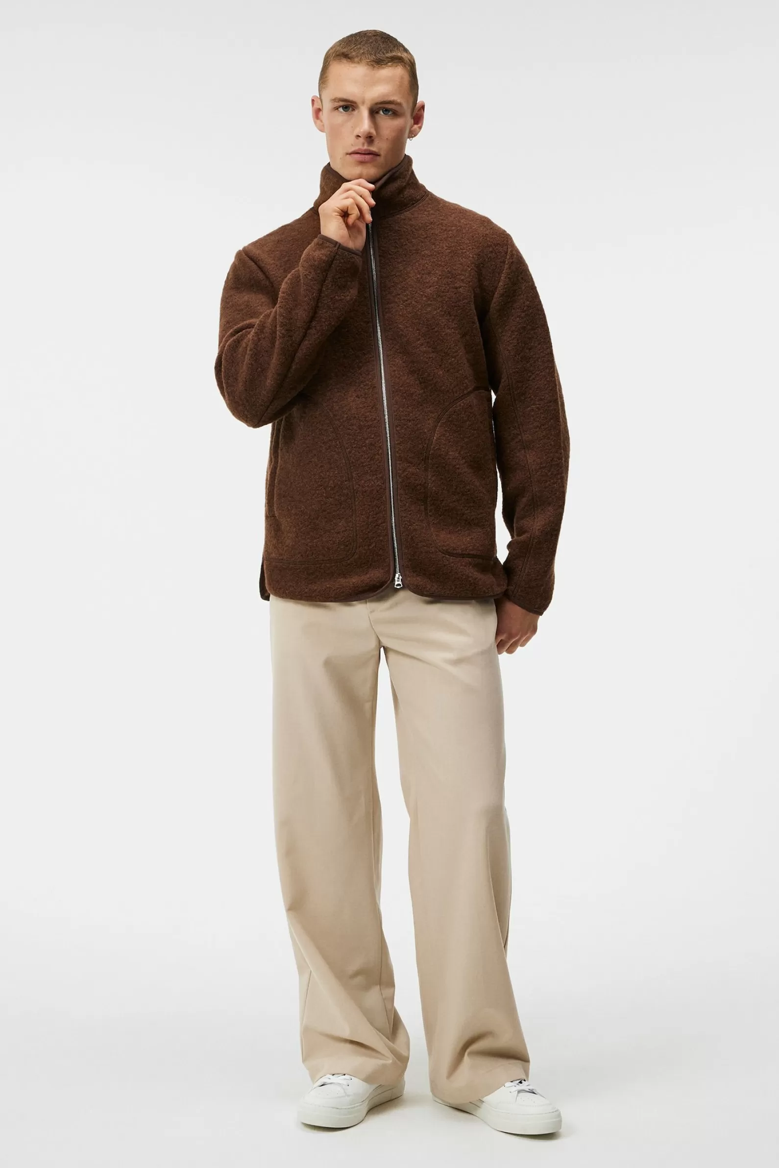 J.Lindeberg Dustin Wool Fleece Jacket Delicioso*MÄN Jackor