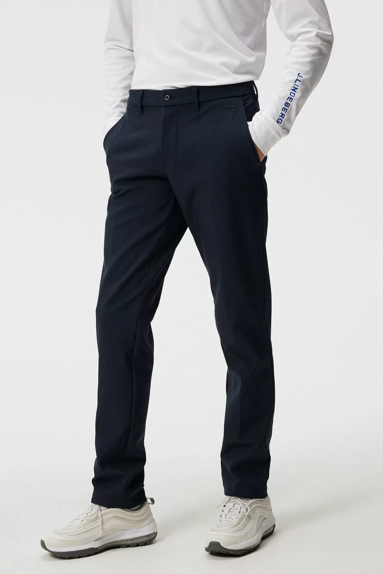 J.Lindeberg Ellott Bonded Fleece Pant Jl Navy*MÄN Byxor