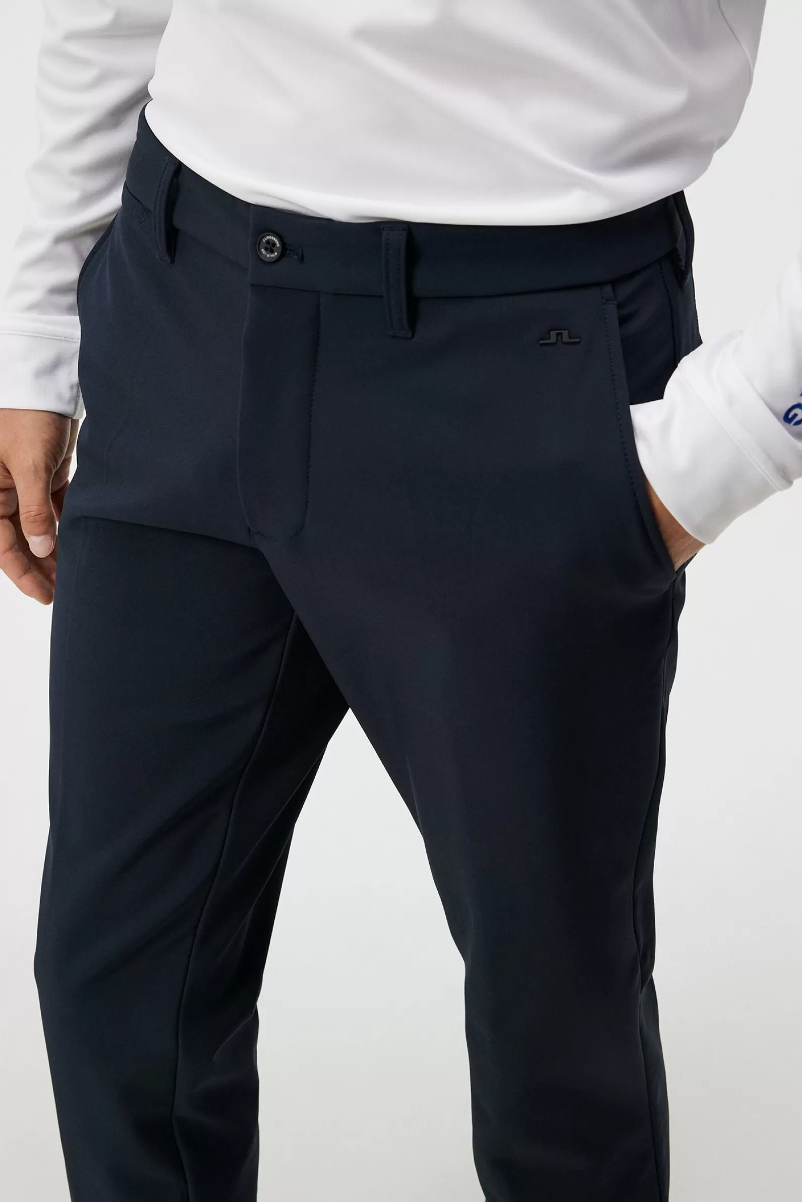 J.Lindeberg Ellott Bonded Fleece Pant Jl Navy*MÄN Byxor