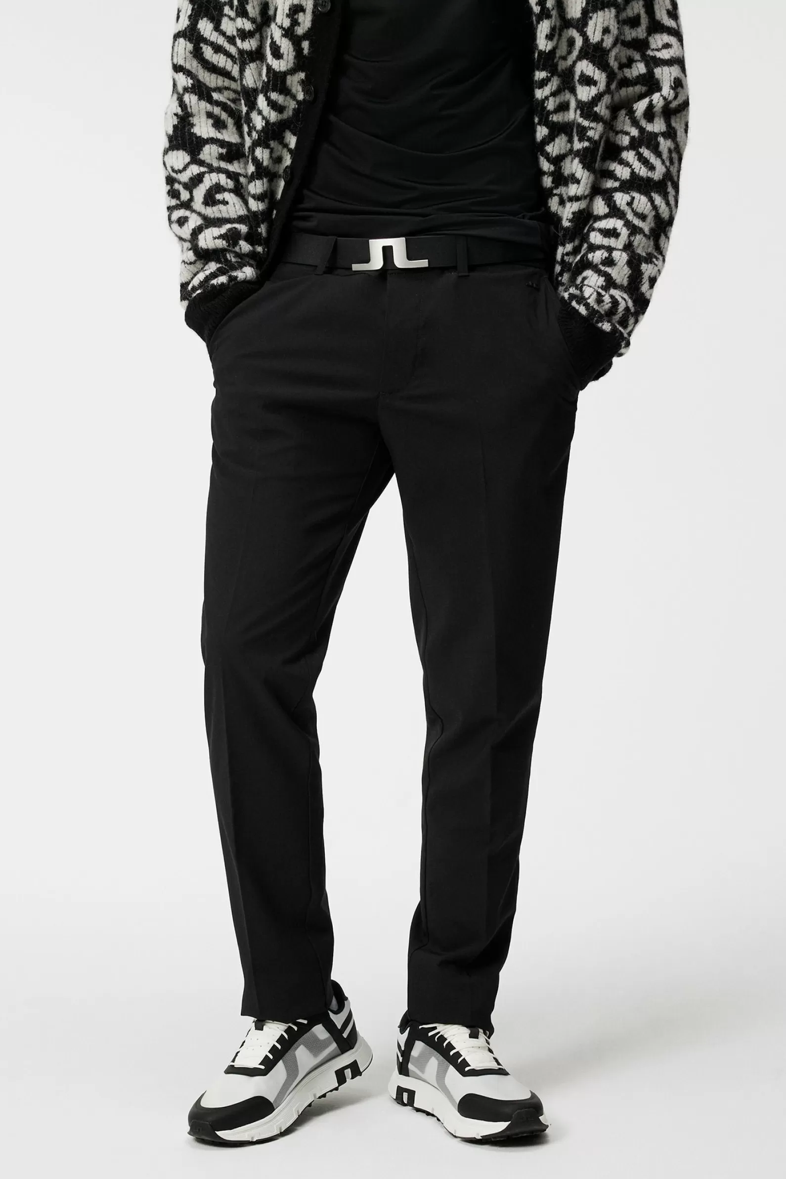 J.Lindeberg Ellott Dressed Golf Pant Black*MÄN Byxor