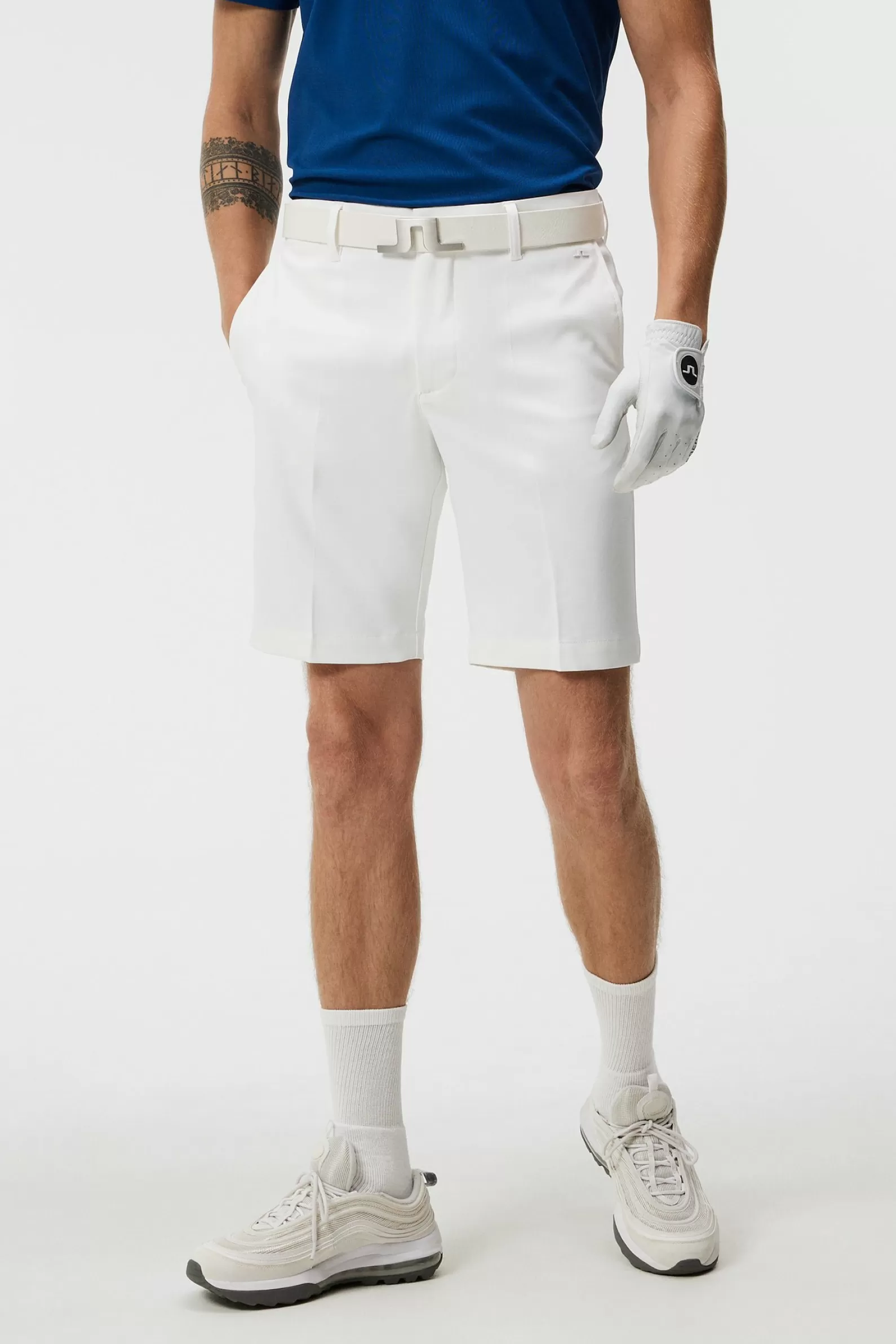 J.Lindeberg Eloy Shorts Light Grey Melange*MÄN Shorts