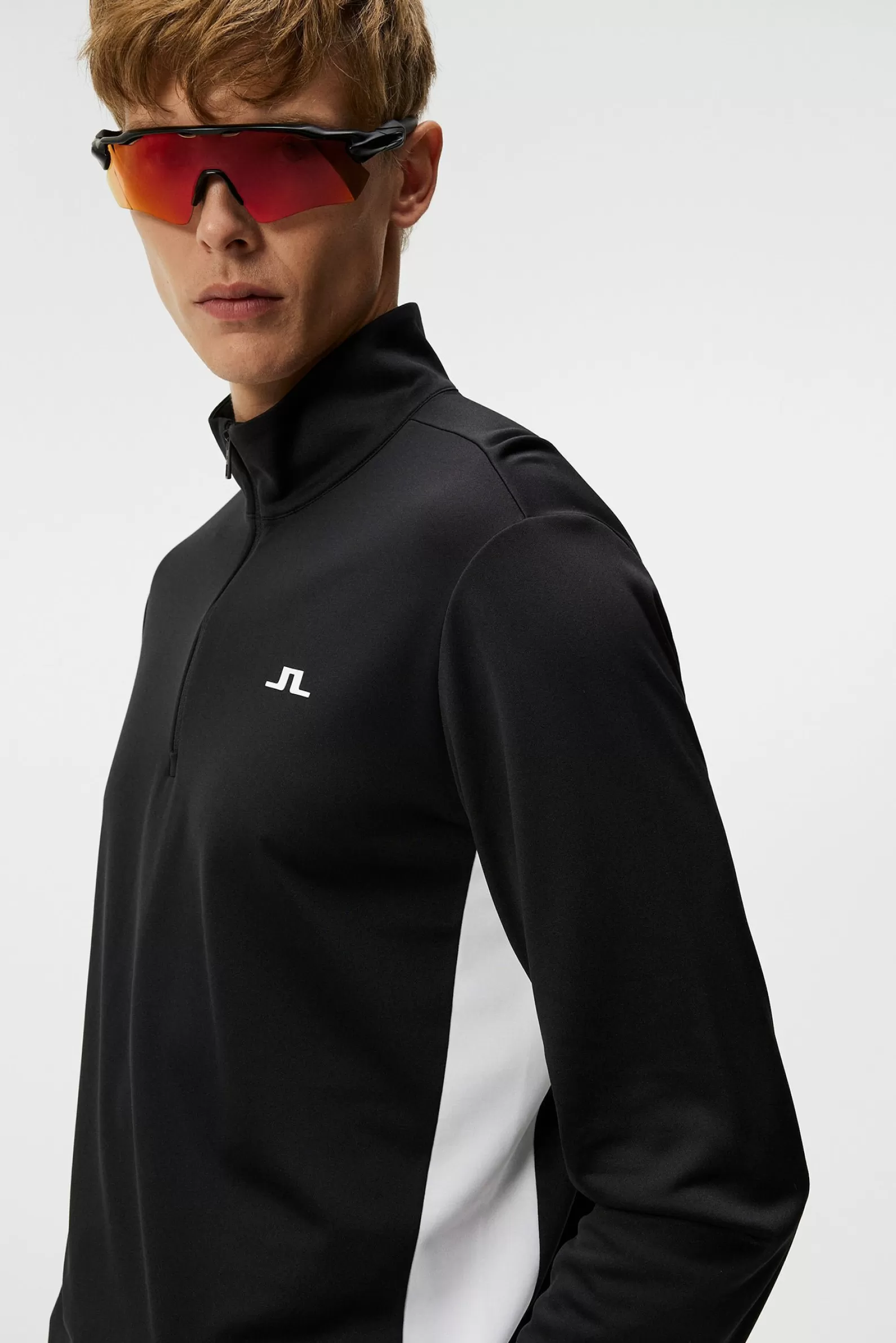 J.Lindeberg Emanuel Mid Layer Black*MÄN Bas- och mellanlager