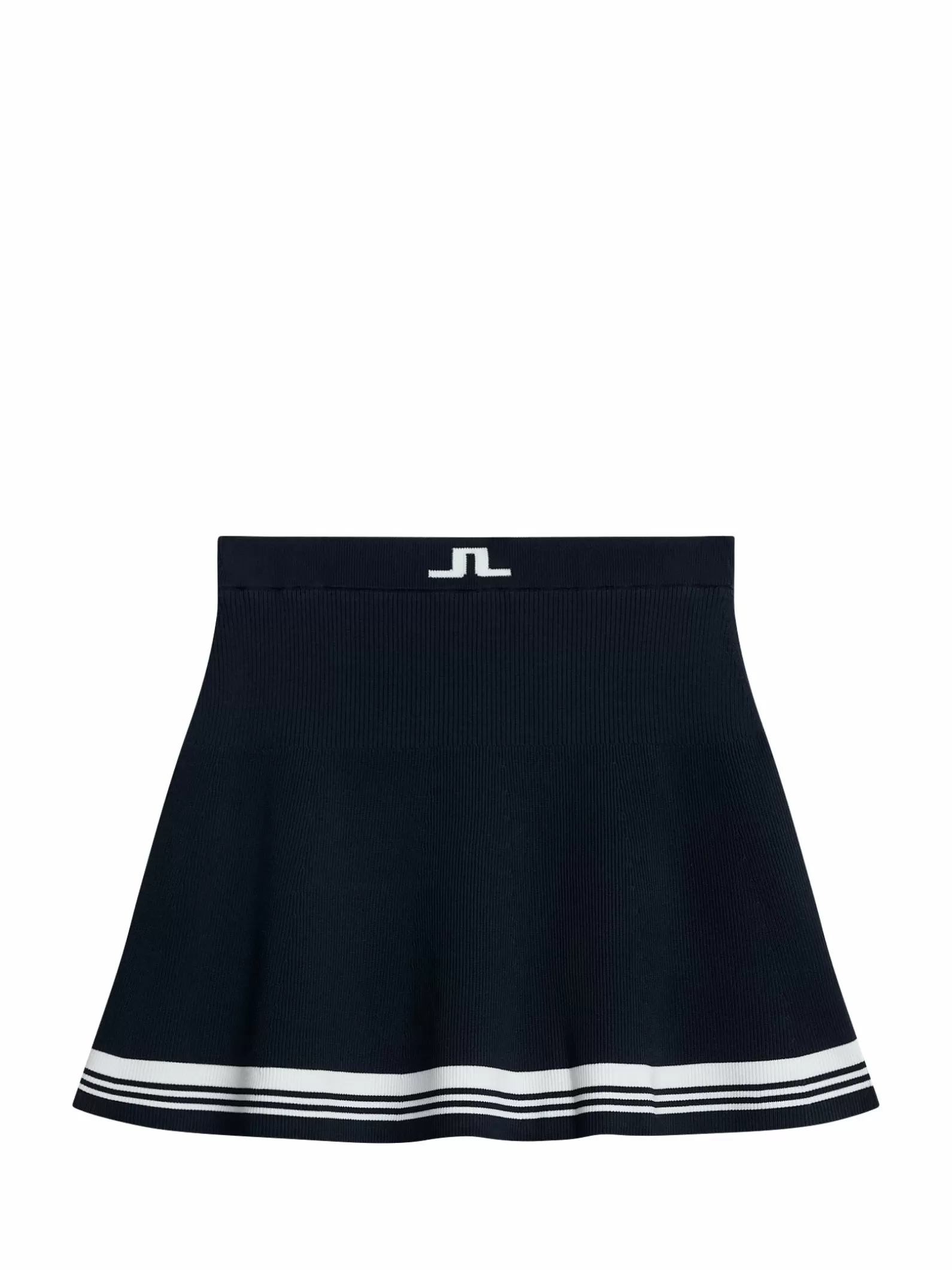 J.Lindeberg Frida Stripe Knitted Skirt Jl Navy*KVINNOR Kjolar