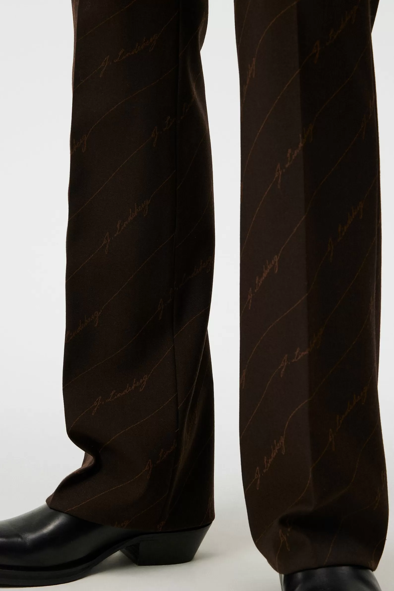 J.Lindeberg Gomor Brown Stripe Pants Delicioso*MÄN Skräddarsydda byxor | Byxor