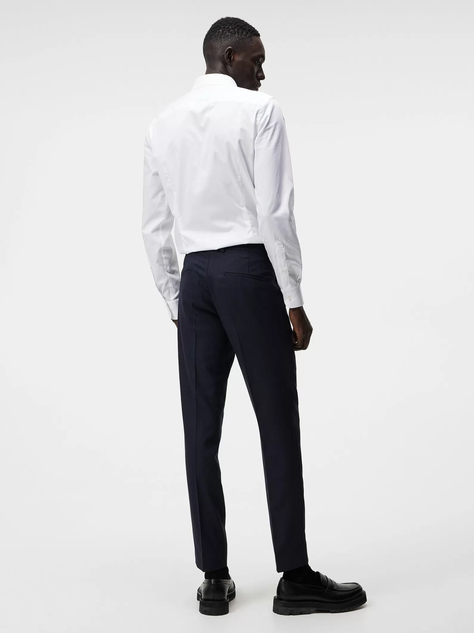 J.Lindeberg Grant Active Hopsack Pants Jl Navy*MÄN Skräddarsydda byxor | Byxor