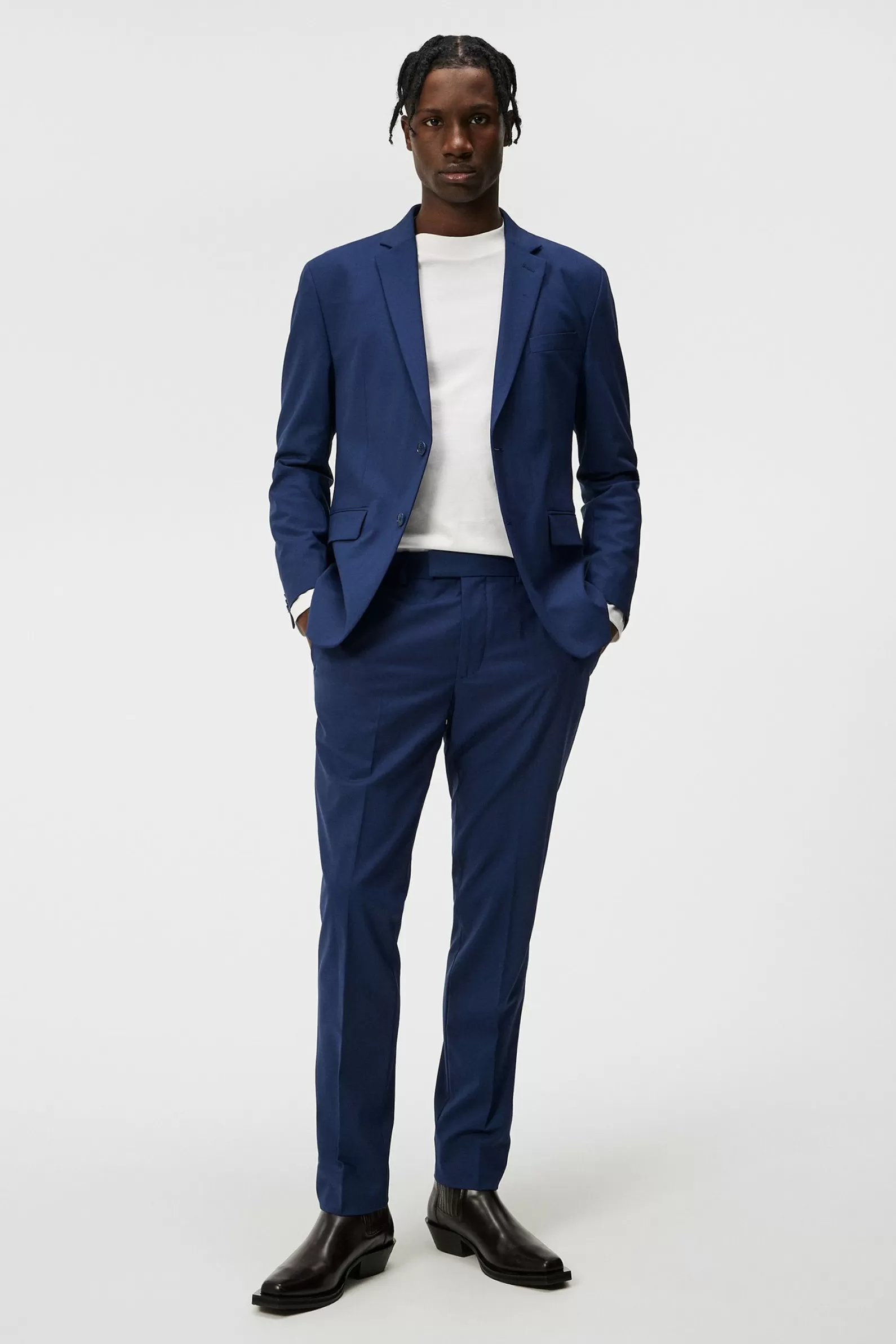 J.Lindeberg Grant Bi Stretch Pants Blue Indigo*MÄN Skräddarsydda byxor | Byxor