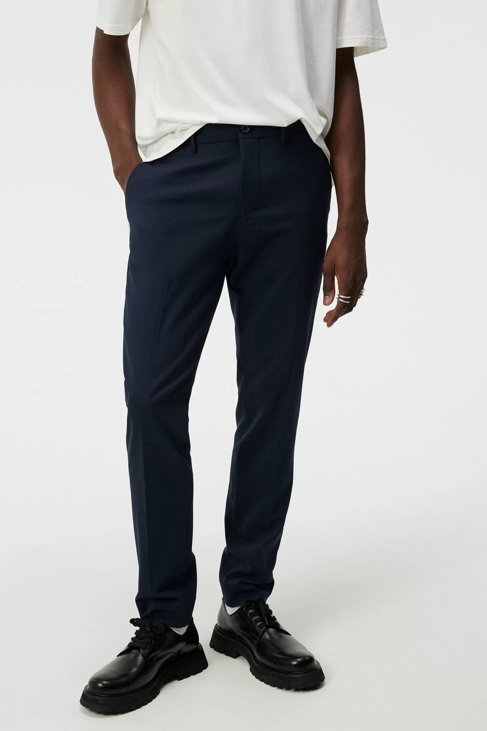 J.Lindeberg Grant Stretch Twill Pants Jl Navy*MÄN Skräddarsydda byxor | Byxor