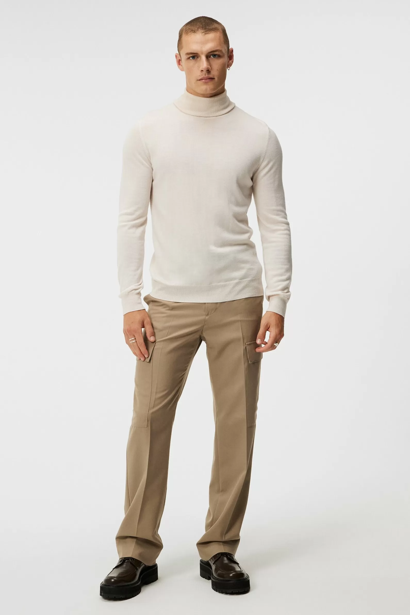 J.Lindeberg Haij Wool Cargo Pants Butternut*MÄN Skräddarsydda byxor | Byxor