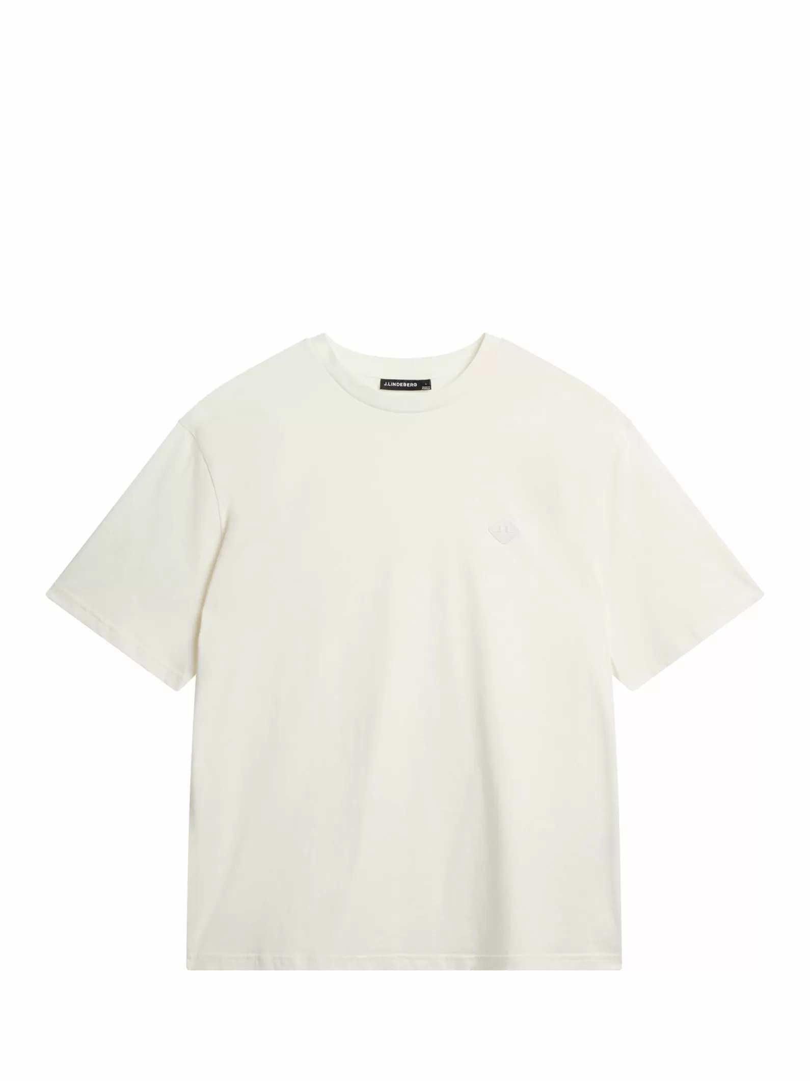 J.Lindeberg Hale Logo Patch T-Shirt Cloud White*MÄN T-shirts