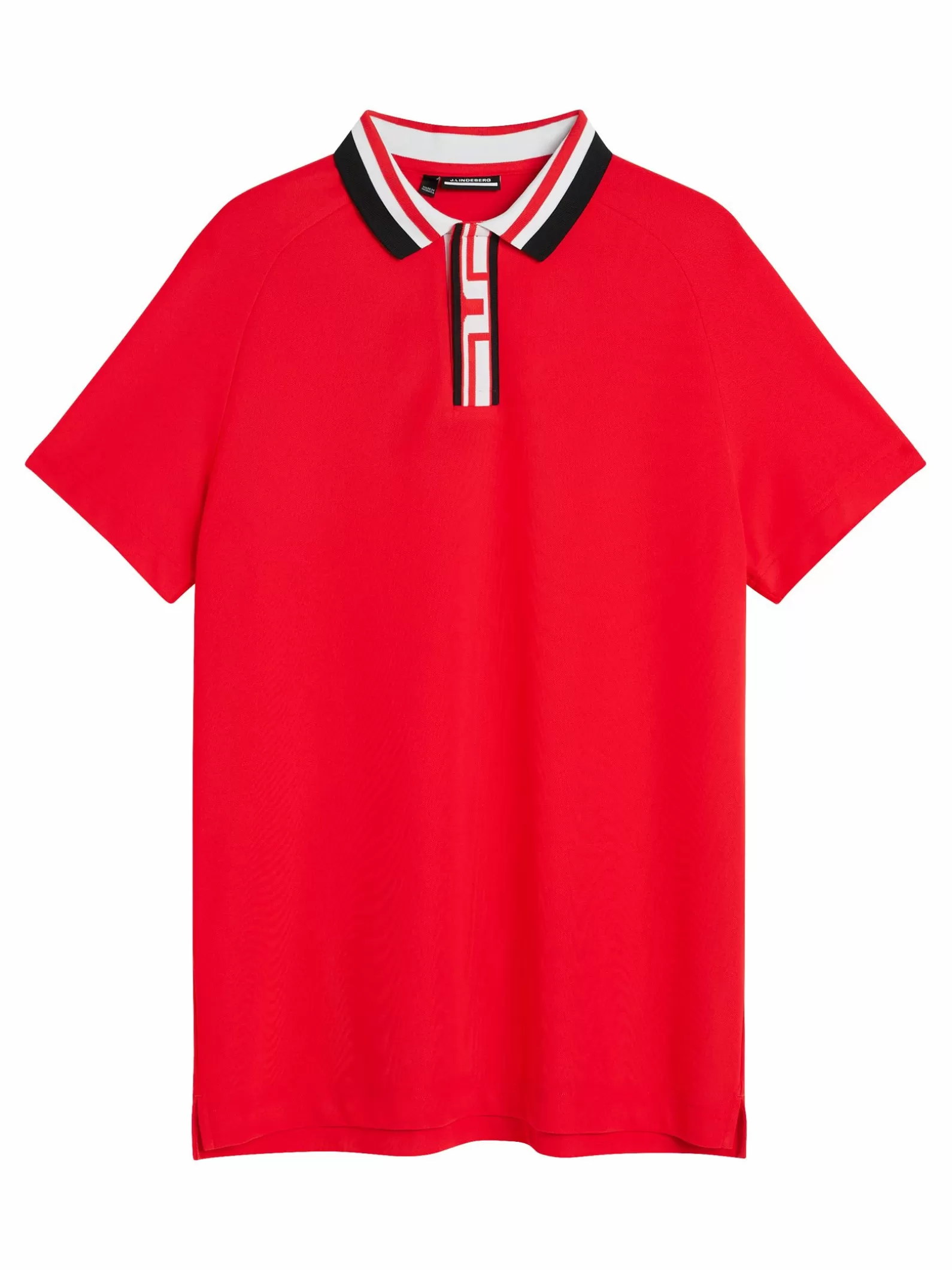 J.Lindeberg Hals Regular Fit Polo Fiery Red*MÄN Polotröjor