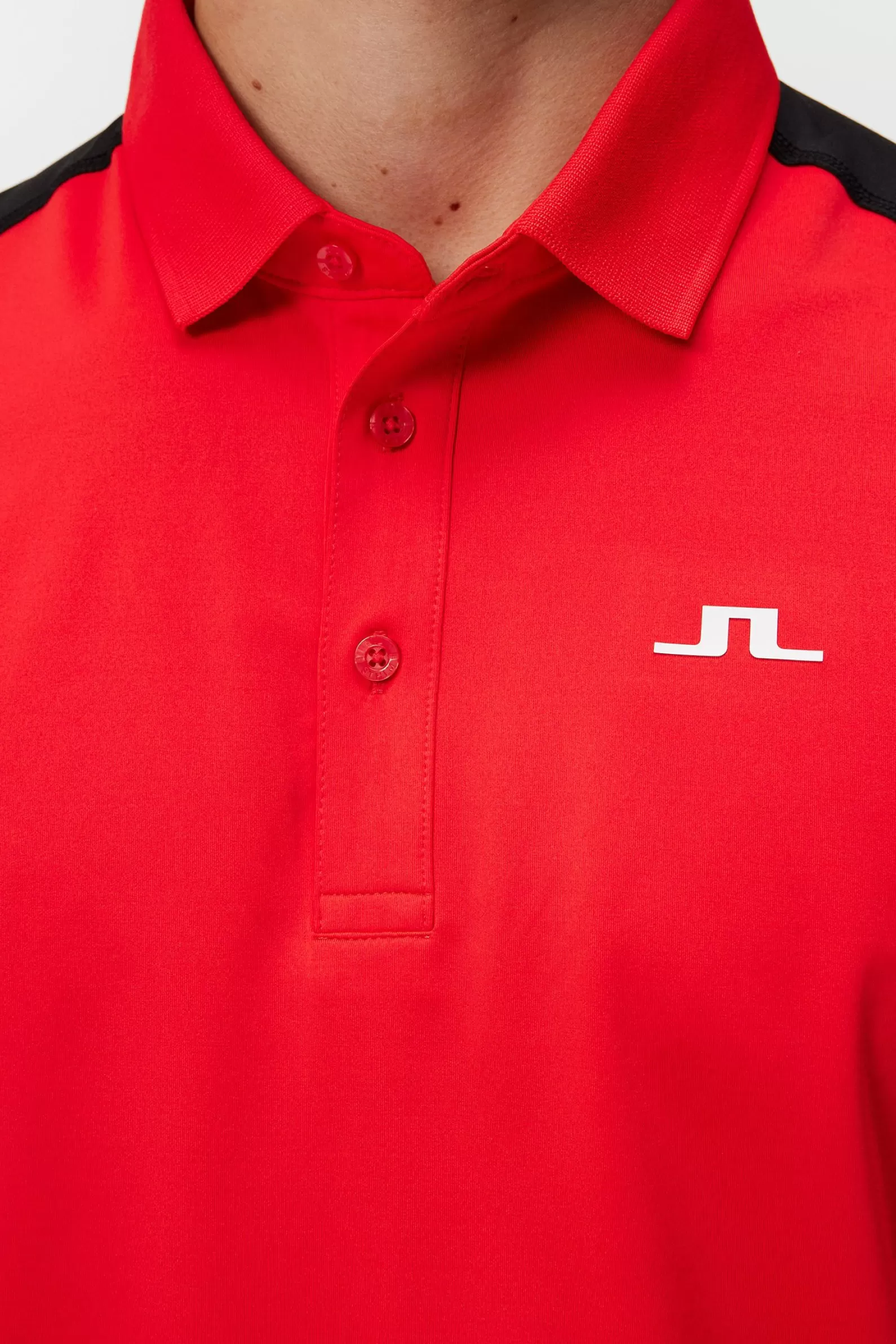 J.Lindeberg Hans Regular Fit Polo Fiery Red*MÄN Polotröjor