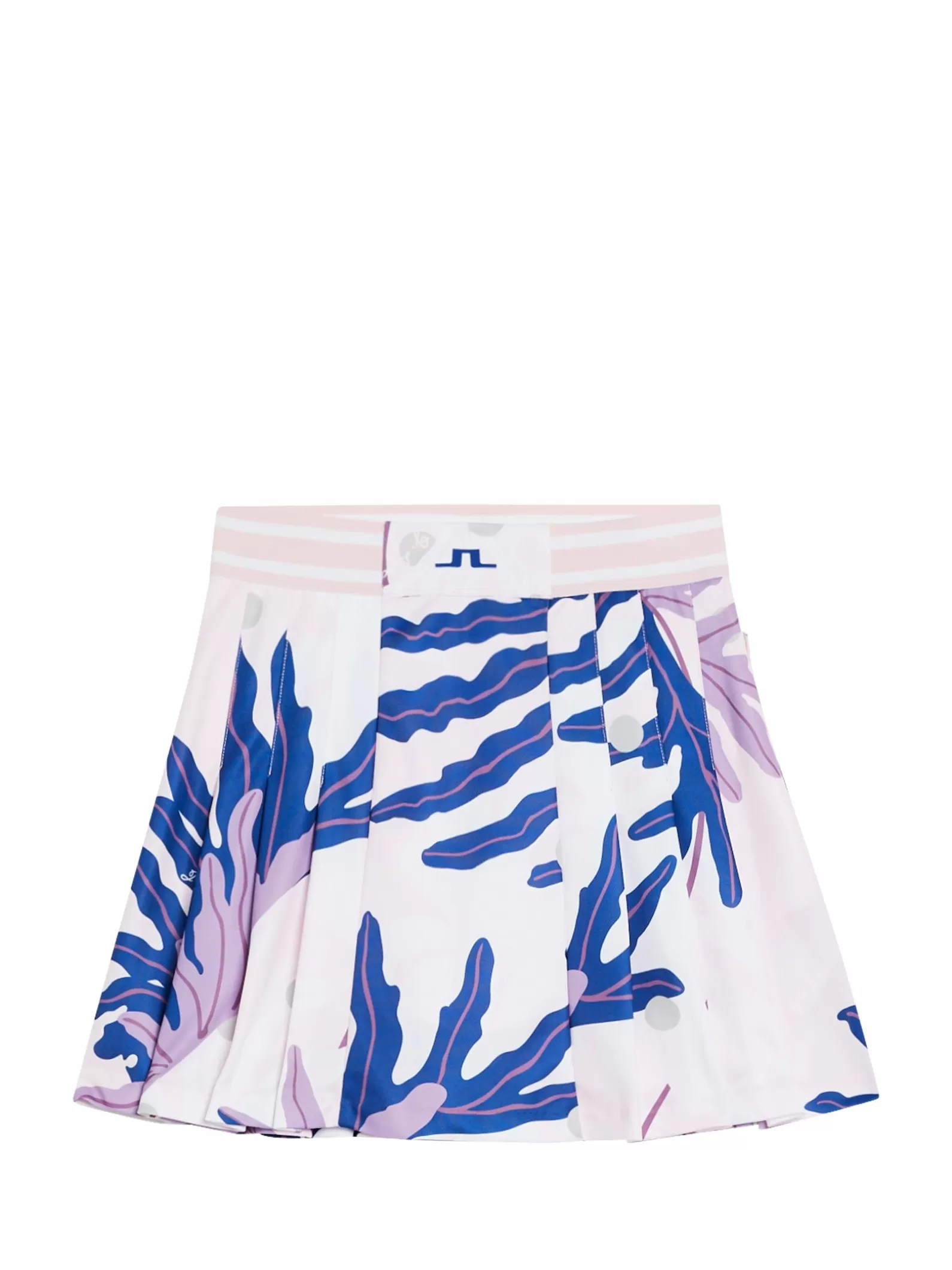 J.Lindeberg Harlow Print Skirt Paradise Monstera Pink*KVINNOR Kjolar