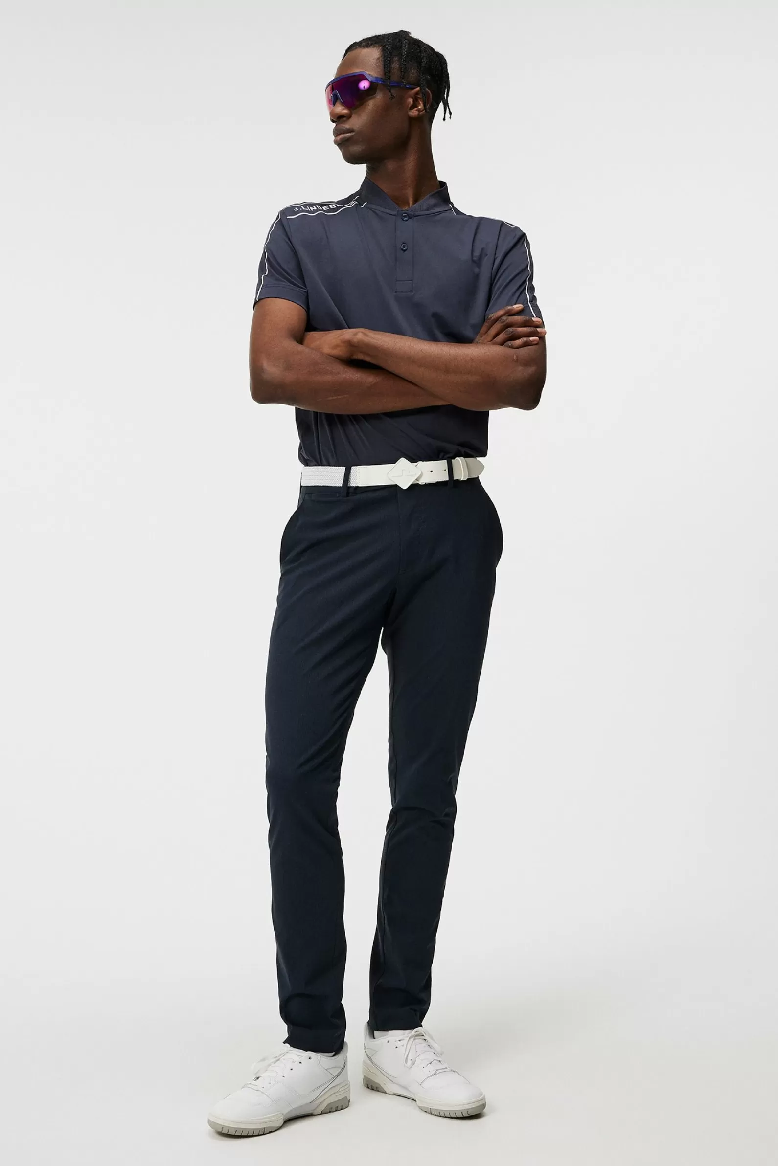 J.Lindeberg Harris Regular Fit Polo Jl Navy*MÄN Polotröjor