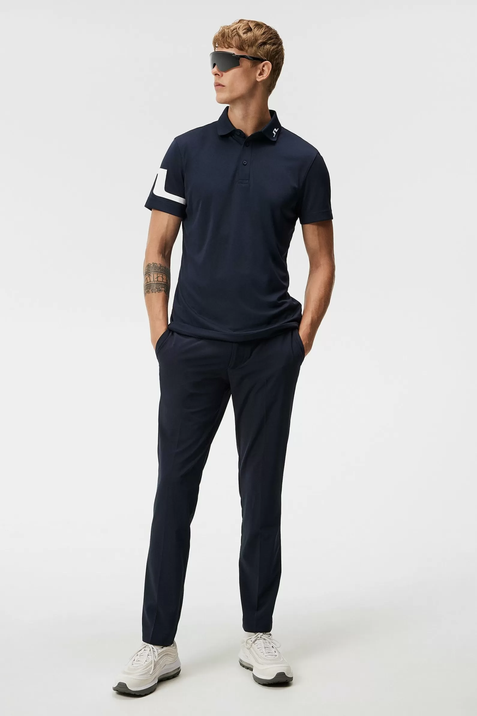 J.Lindeberg Heath Regular Fit Golf Polo Jl Navy*MÄN Polotröjor