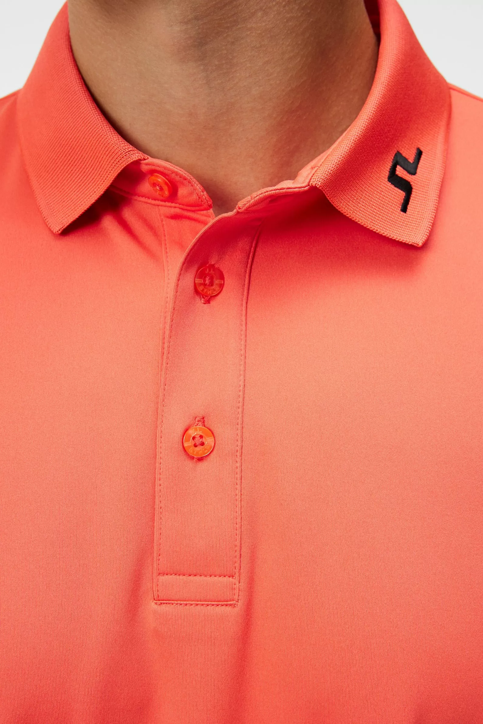 J.Lindeberg Heath Regular Fit Polo Fiery Red*MÄN Polotröjor