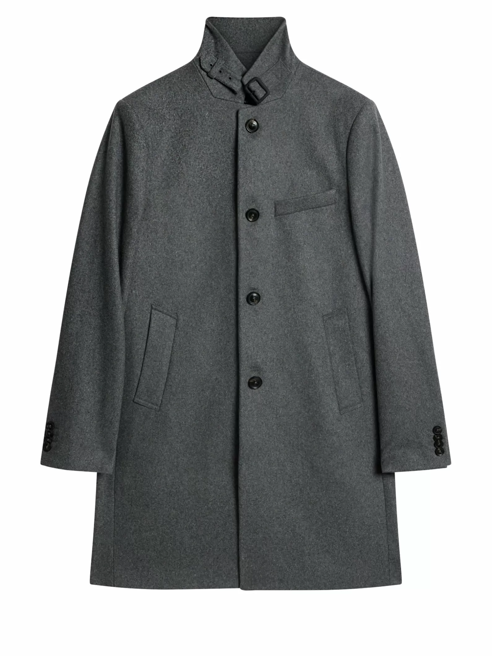 J.Lindeberg Holger Melton Coat Black*MÄN Jackor | Rockar