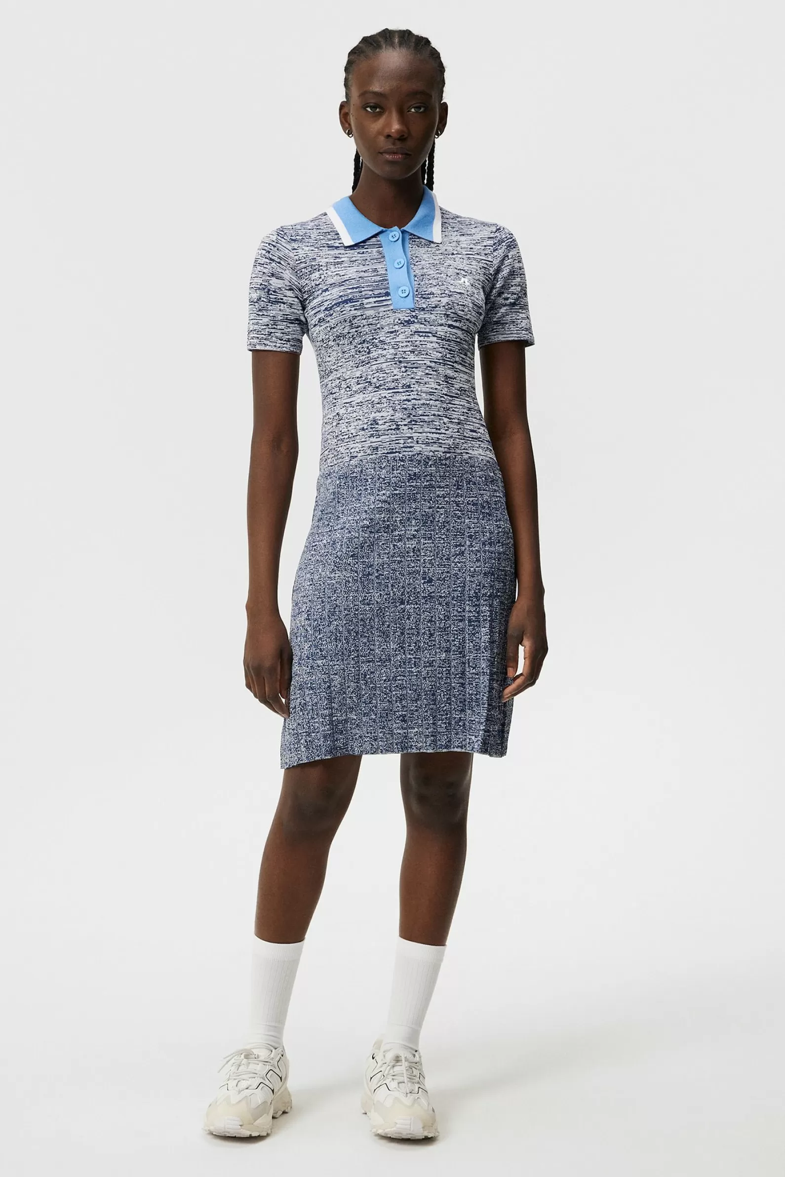 J.Lindeberg Holly Knitted Dress Estate Blue*KVINNOR Klänningar