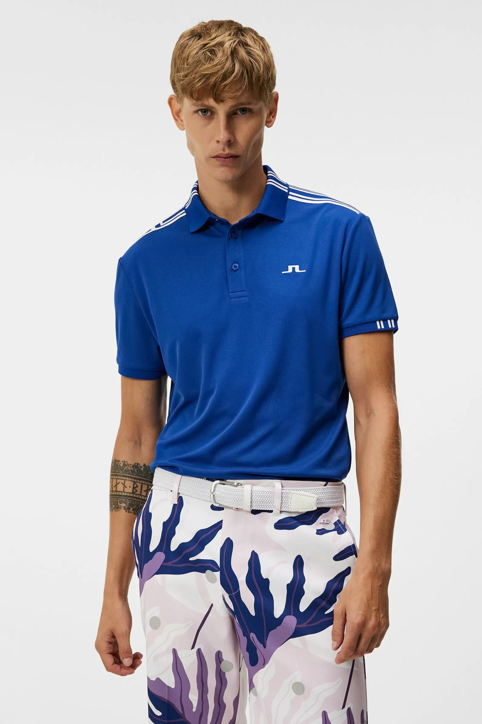 J.Lindeberg Ian Regular Polo Sodalite Blue*MÄN Polotröjor