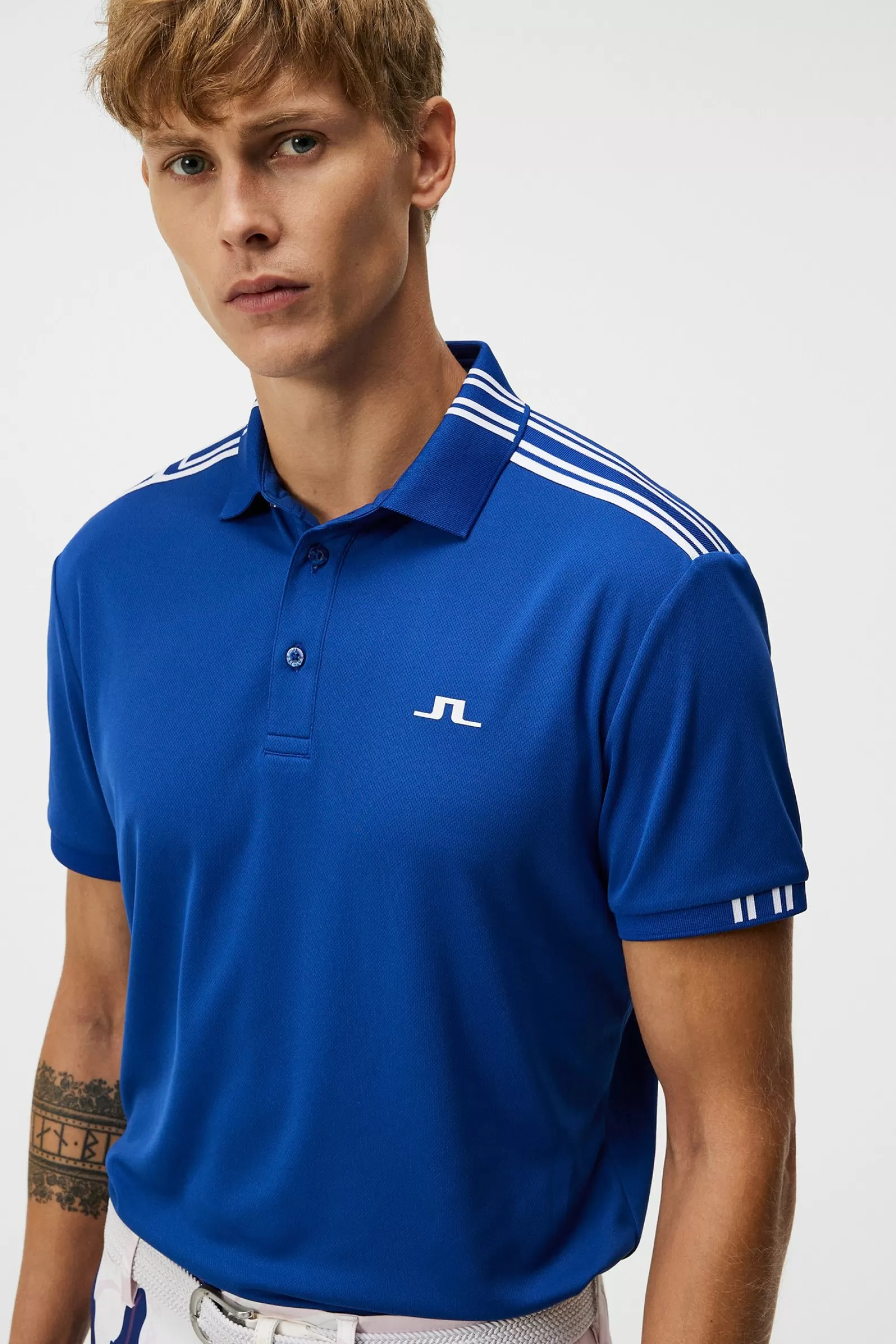 J.Lindeberg Ian Regular Polo Sodalite Blue*MÄN Polotröjor