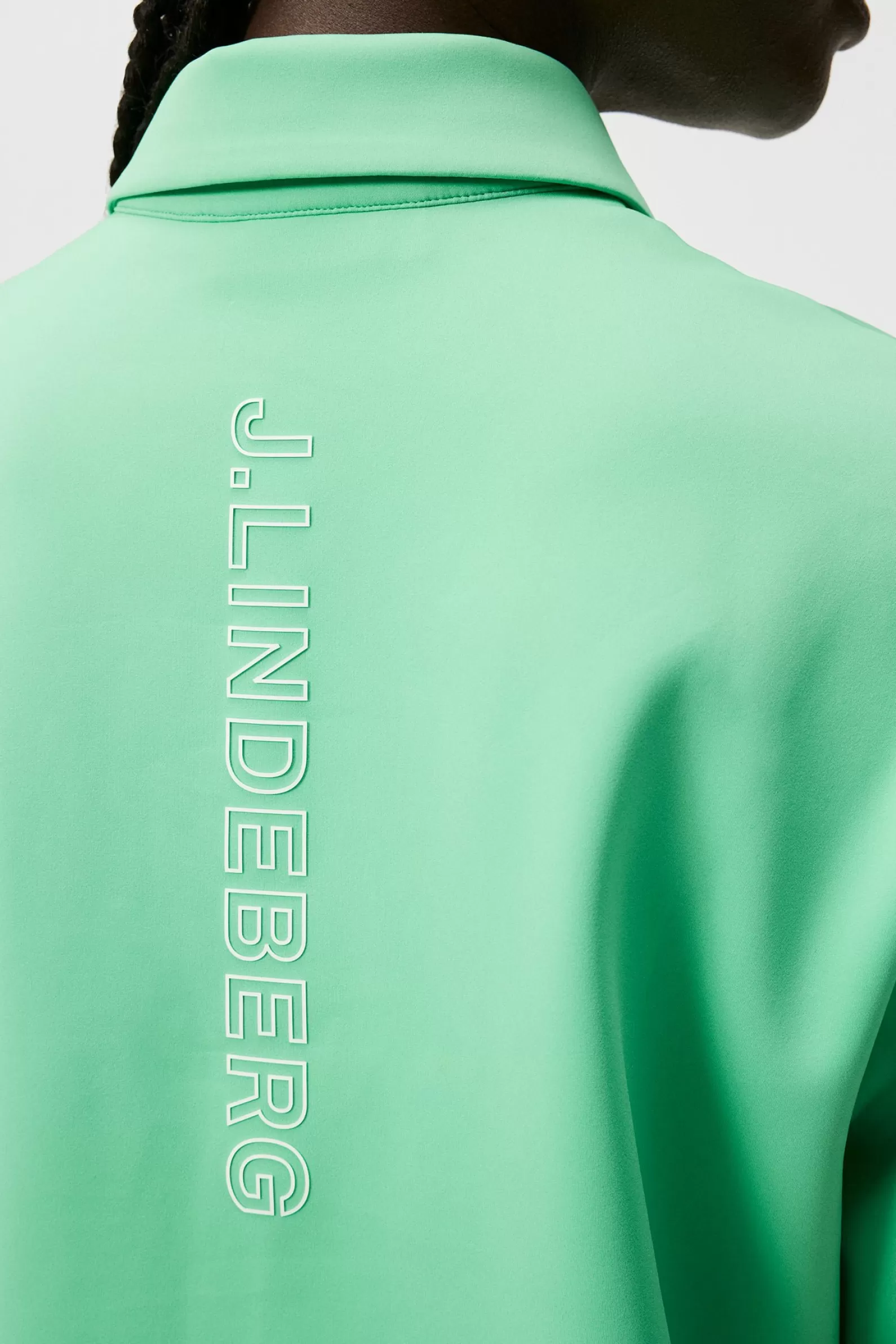 J.Lindeberg Iris Cropped Top Jade Cream*KVINNOR Polotröjor