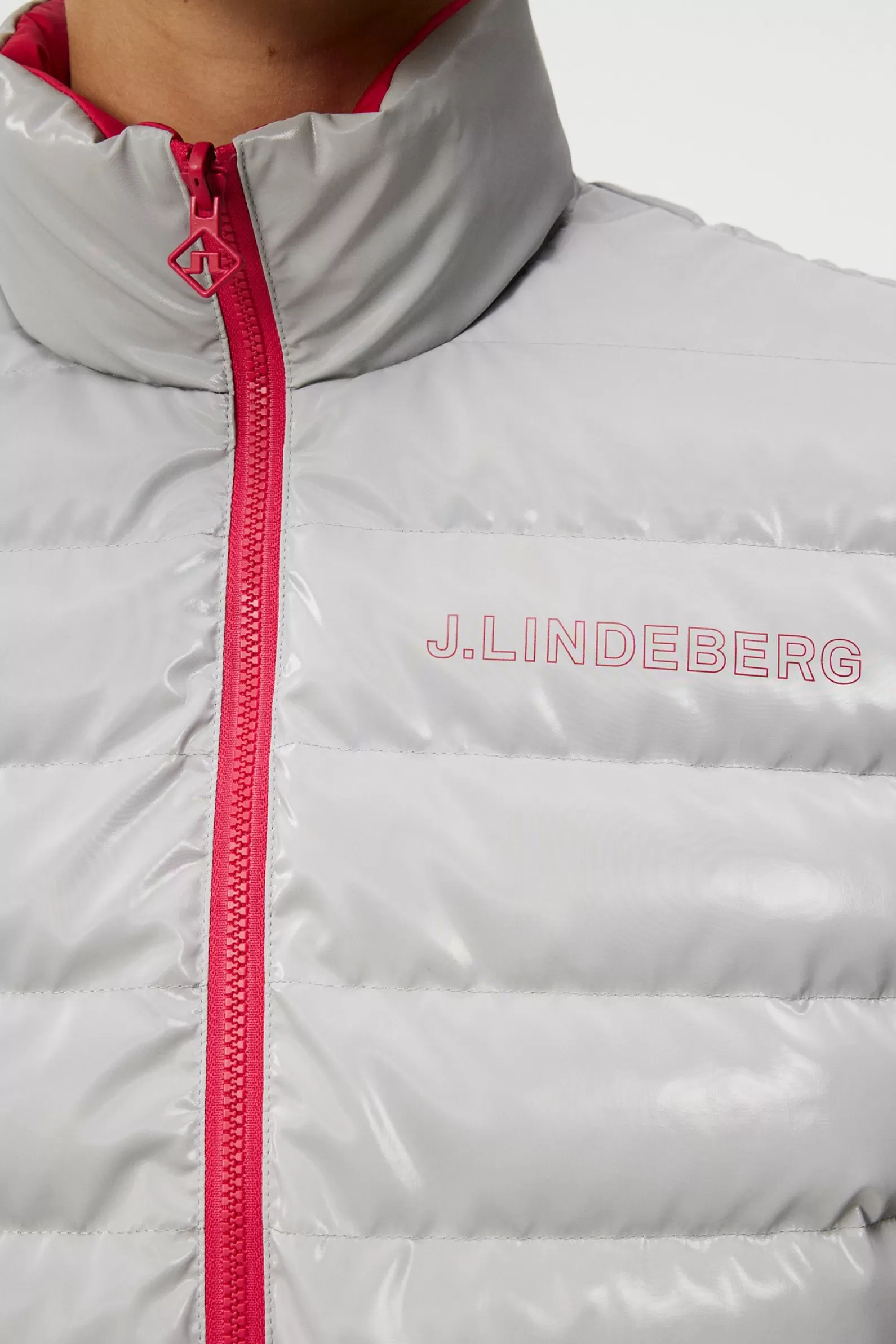 J.Lindeberg Isla Reversible Vest Silver*KVINNOR Gilets | Jackor