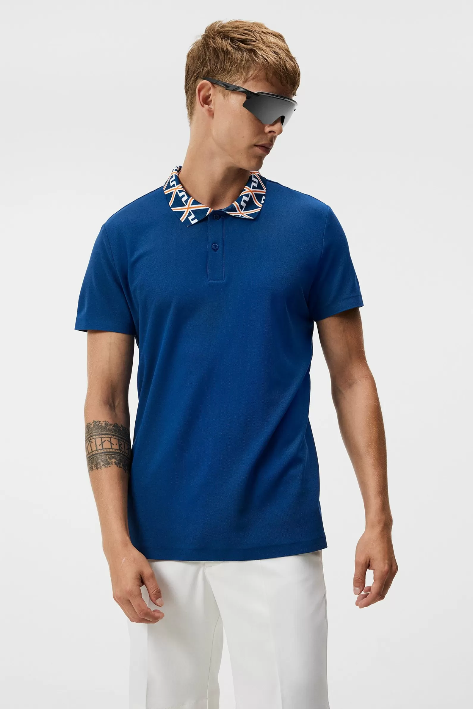 J.Lindeberg Jan Regular Polo Estate Blue*MÄN Polotröjor