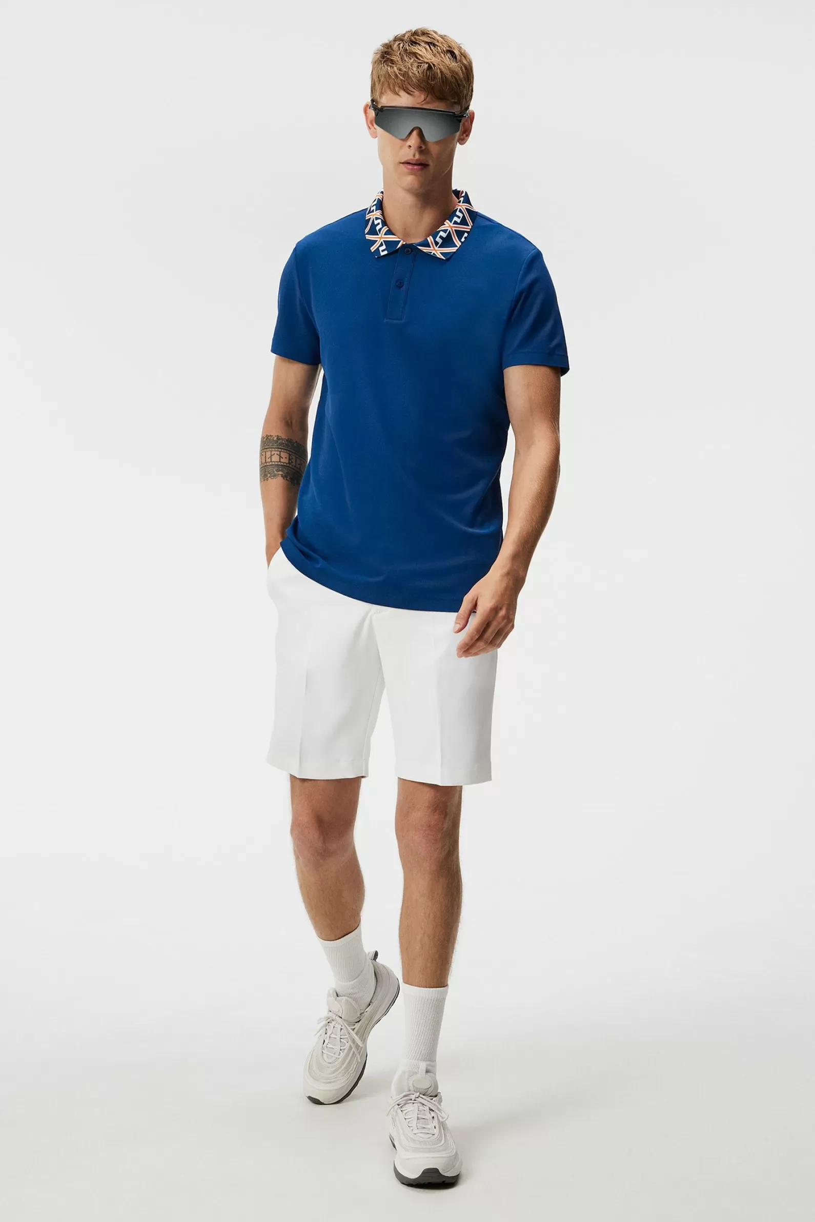 J.Lindeberg Jan Regular Polo Estate Blue*MÄN Polotröjor