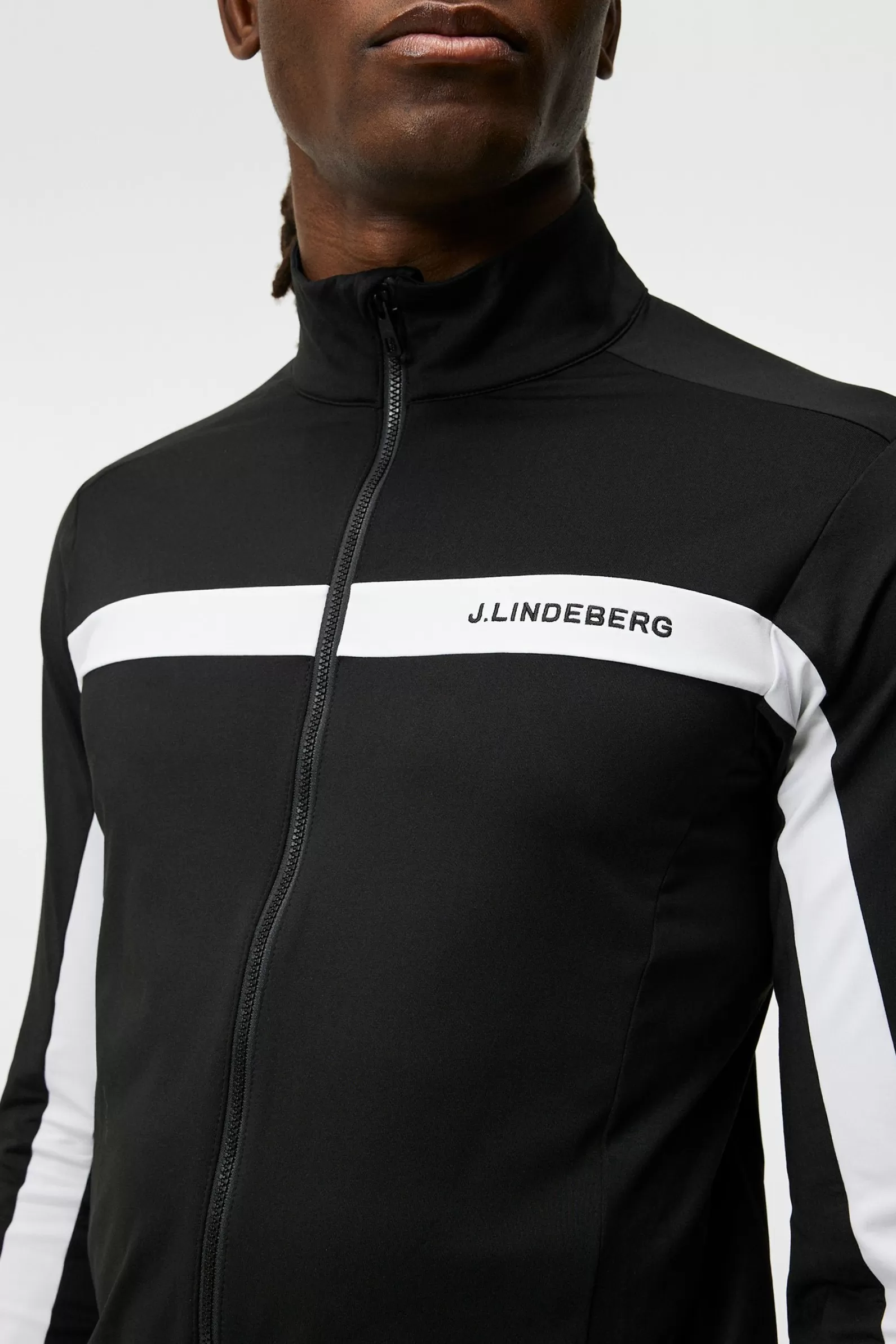 J.Lindeberg Jarvis Mid Layer Black*MÄN Bas- och mellanlager